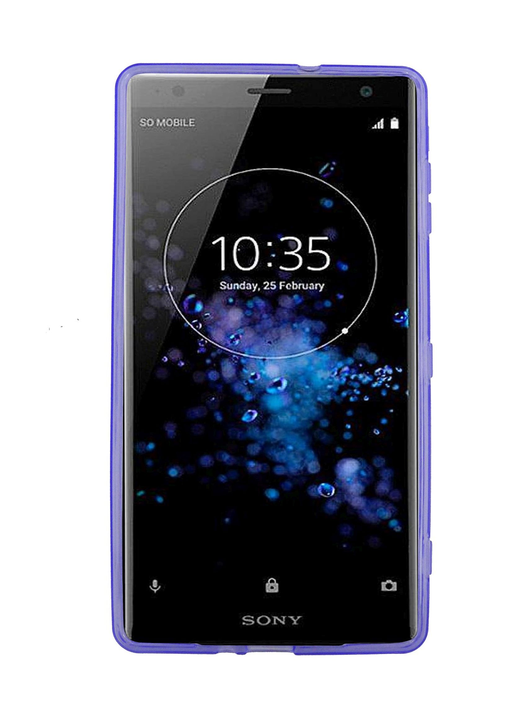 COFI XZ2 Violett Premium, Bumper, Cover, S-Line Sony, Xperia