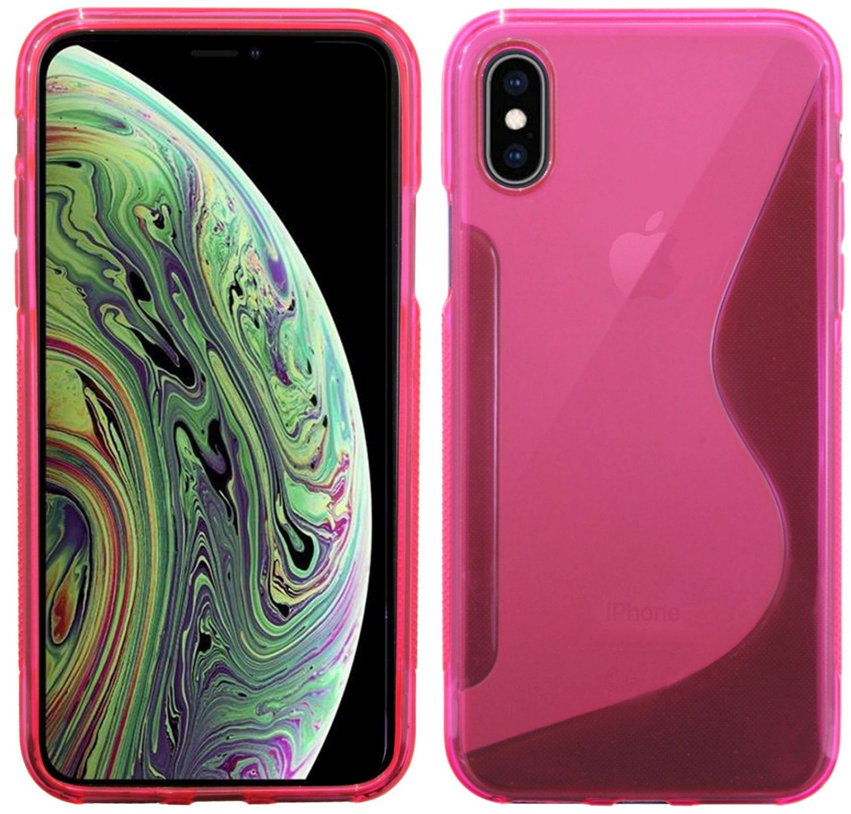COFI S-Line Apple, iPhone Rosa Max, XS Cover, Bumper