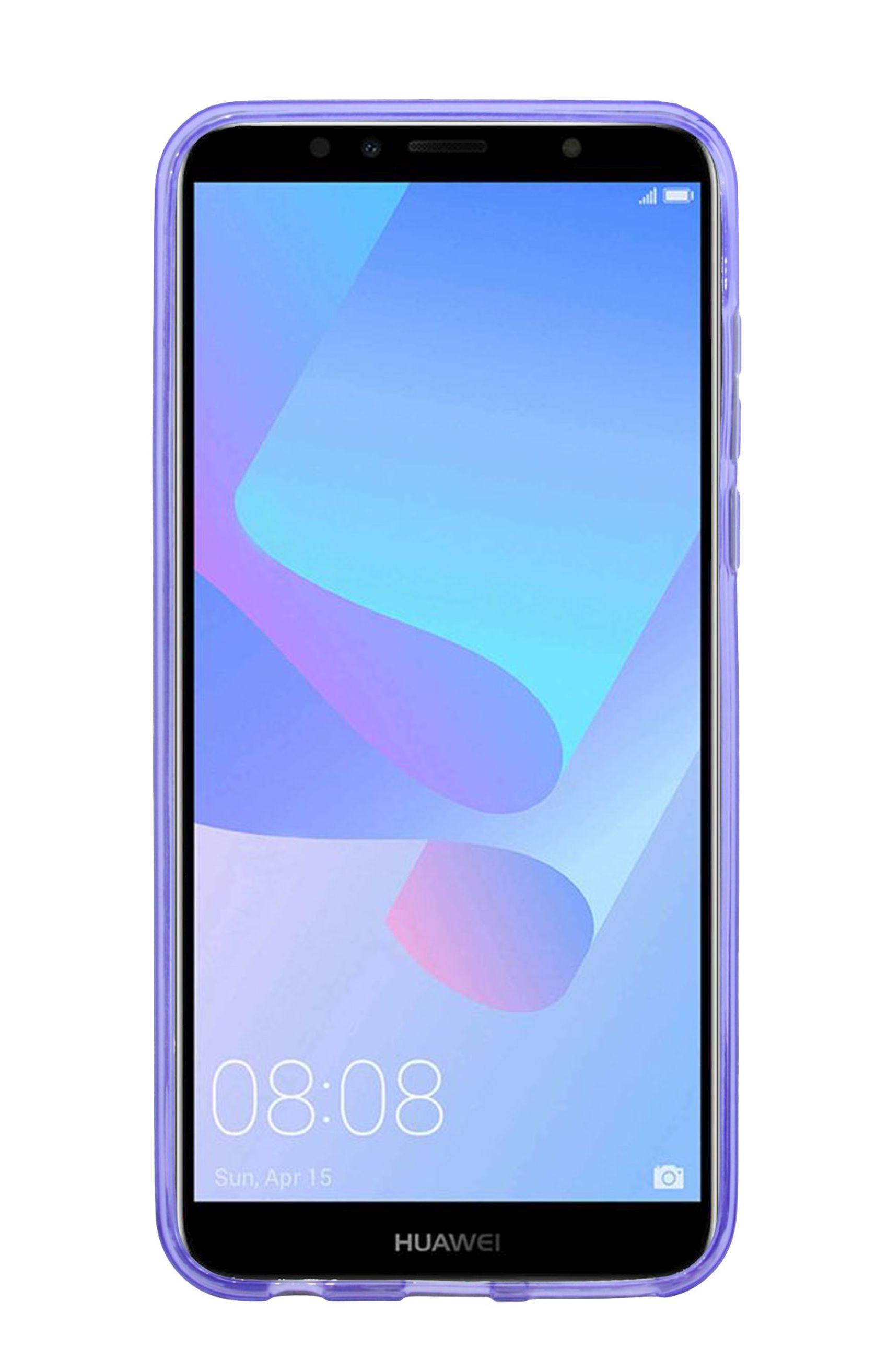 Cover, Violett Y5 2018, Huawei, Bumper, S-Line COFI