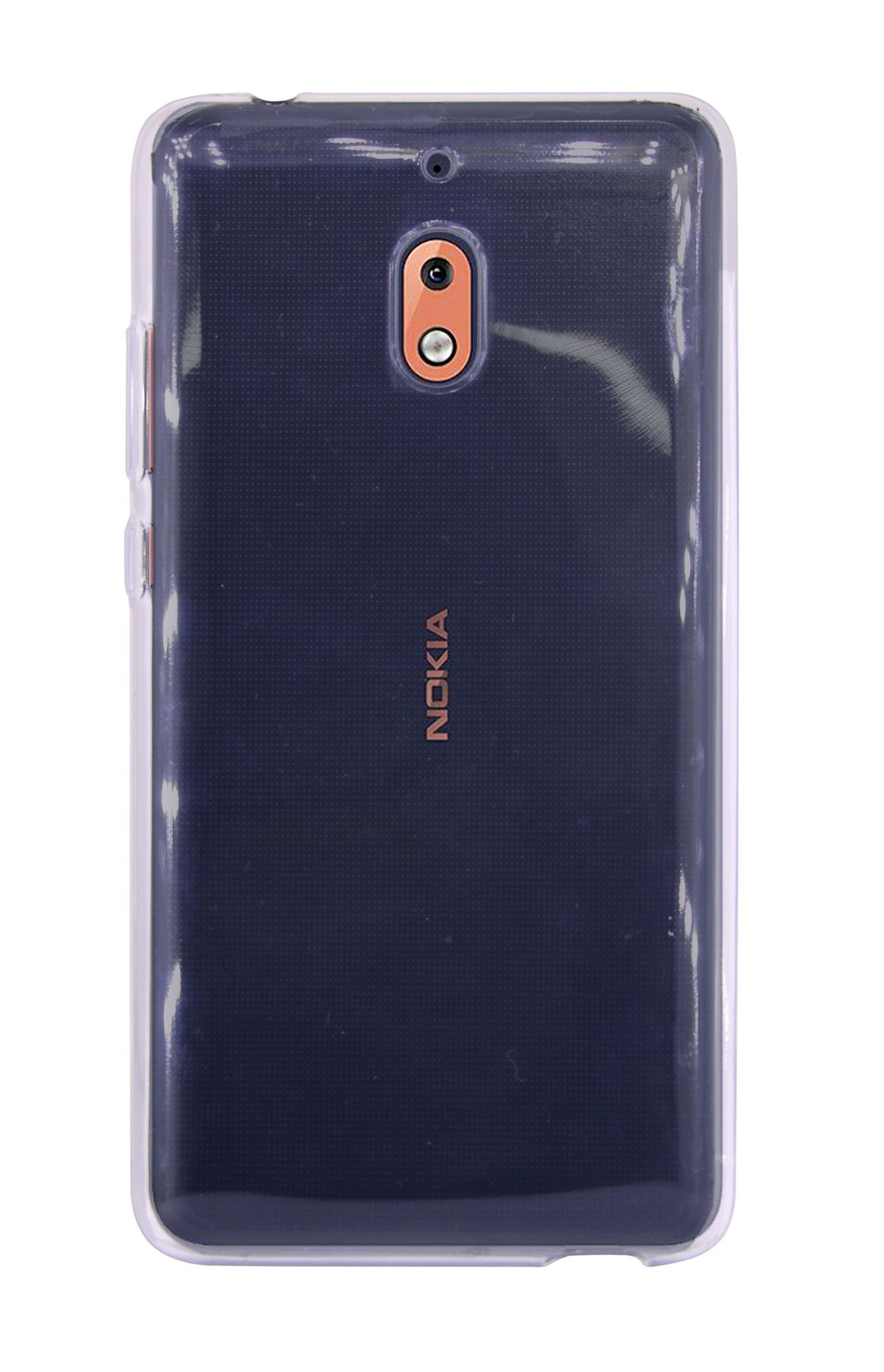 COFI Silikon Hülle Case, Bumper, (2018), 2.1 Transparent Nokia