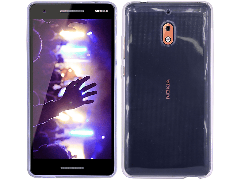 COFI Silikon Hülle Case, Bumper, (2018), 2.1 Transparent Nokia