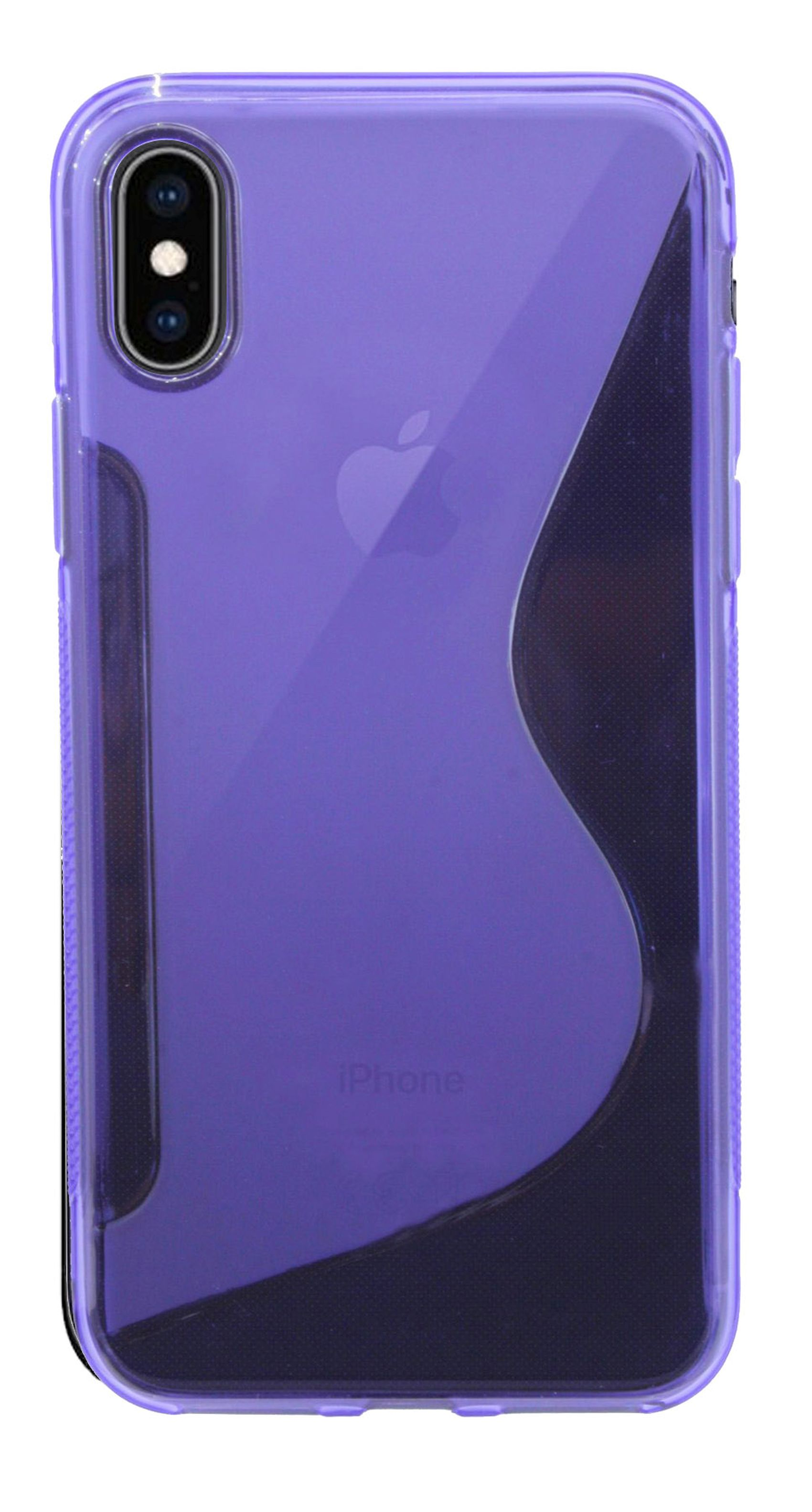 iPhone Max, Cover, S-Line Bumper, Violett Apple, XS COFI