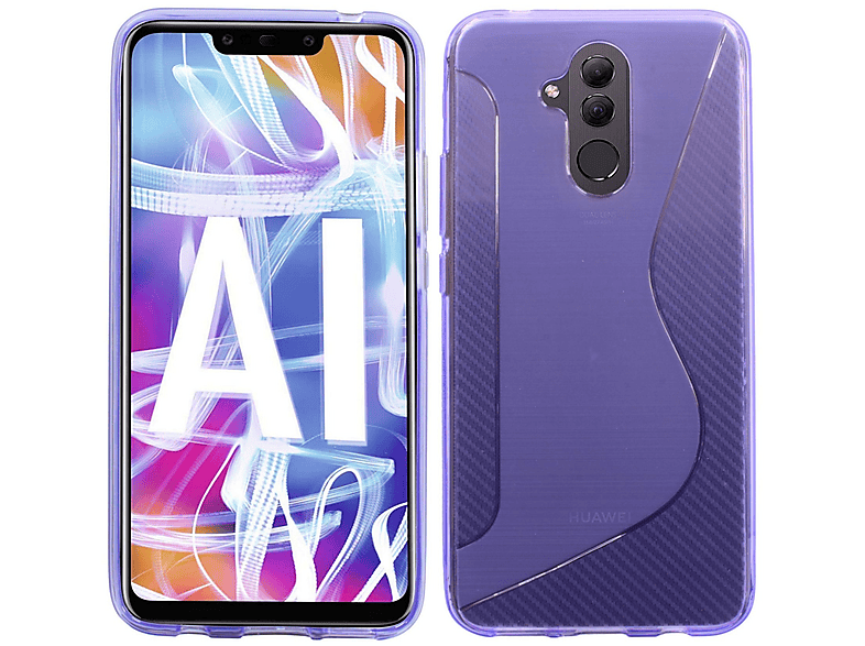 Funda | CADORABO Funda Protectora De Silicona, Compatible Con Huawei MATE 20, LIQUID ROJO