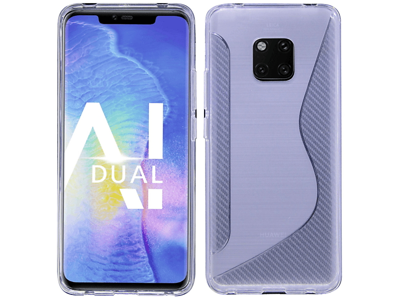 COFI S-Line Cover, Bumper, Huawei, Mate 20 Pro, Transparent