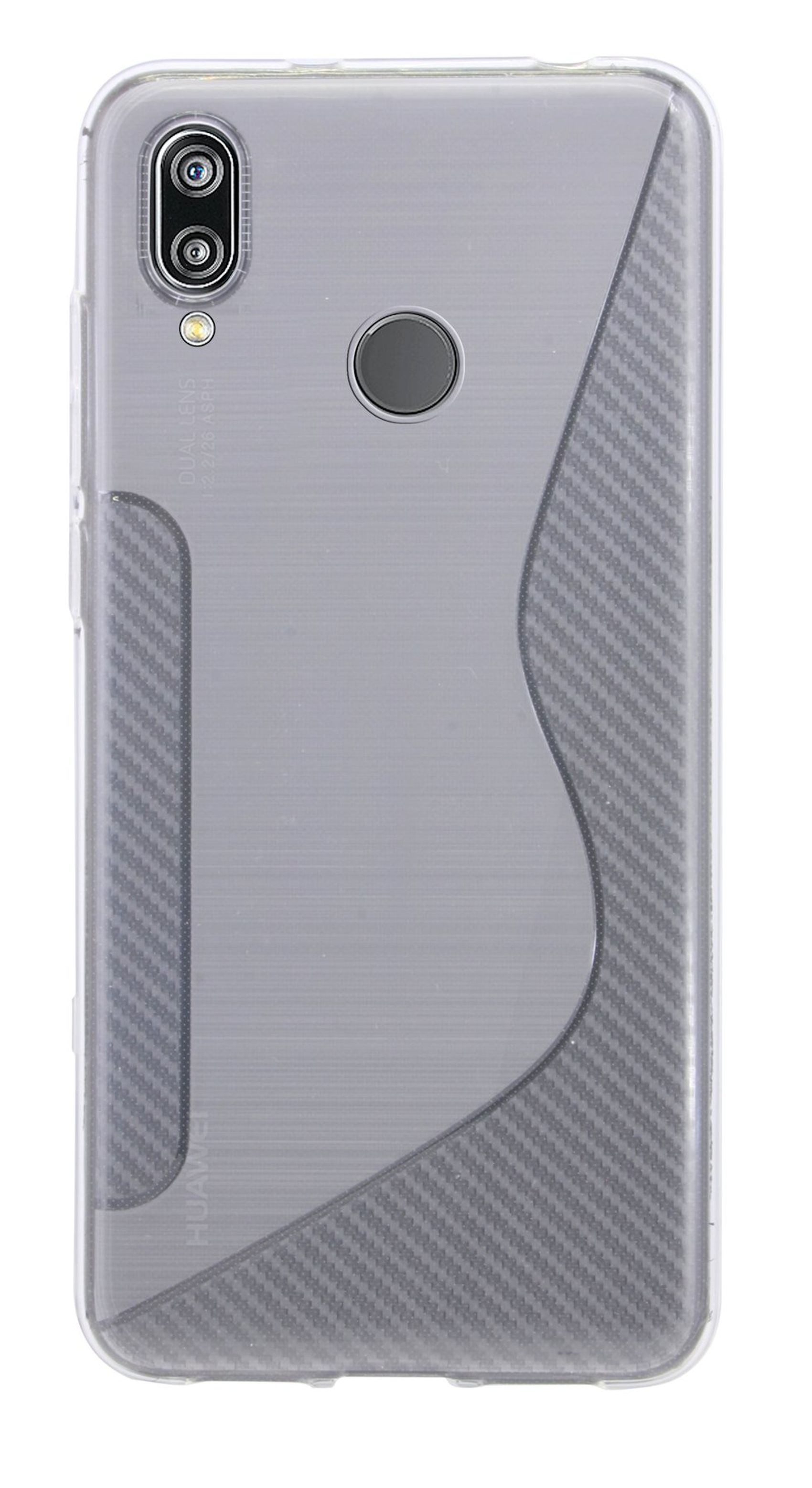 Transparent COFI Huawei, Lite, Cover, S-Line Bumper, P20