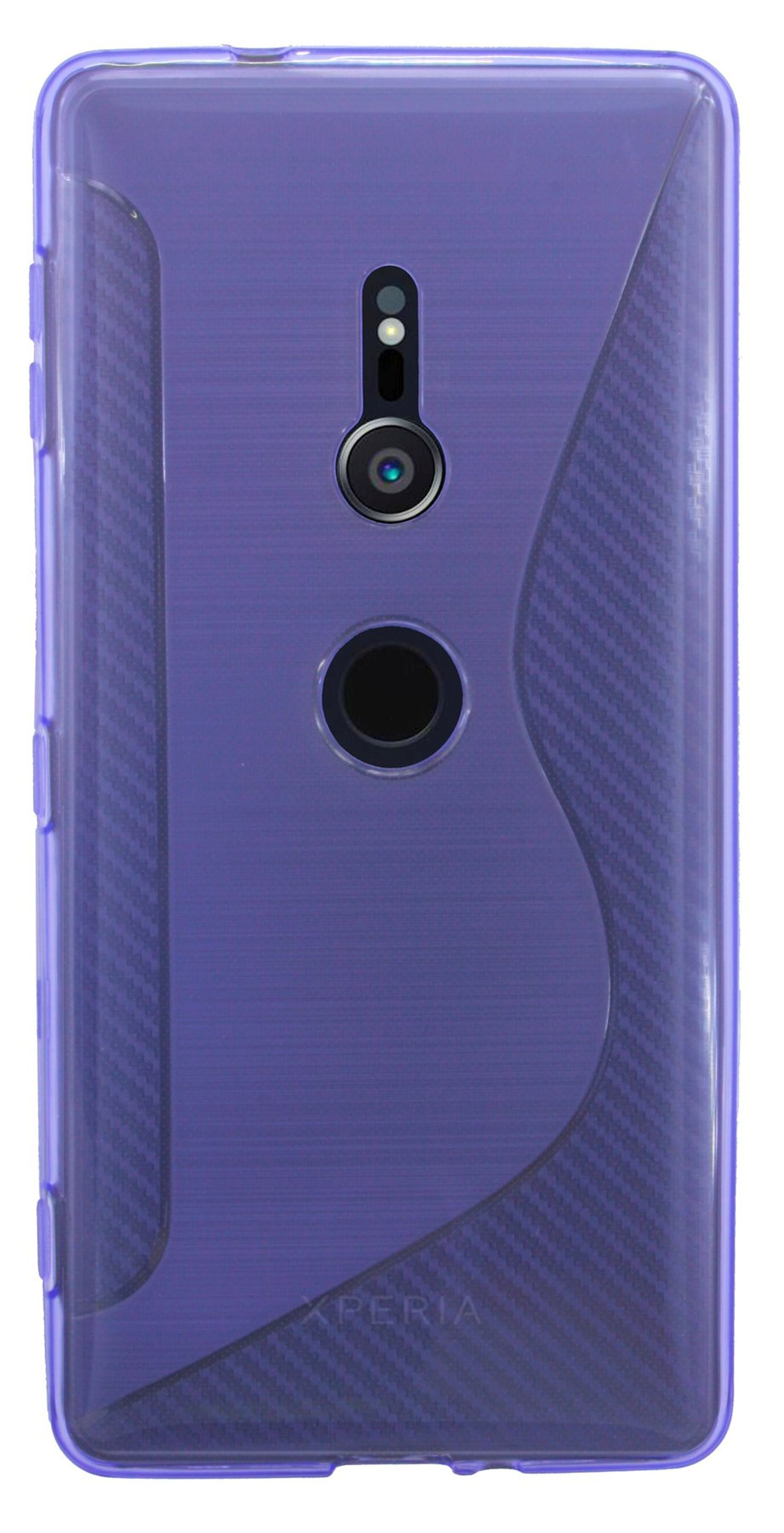 COFI S-Line Cover, Xperia Violett Sony, Bumper, XZ2