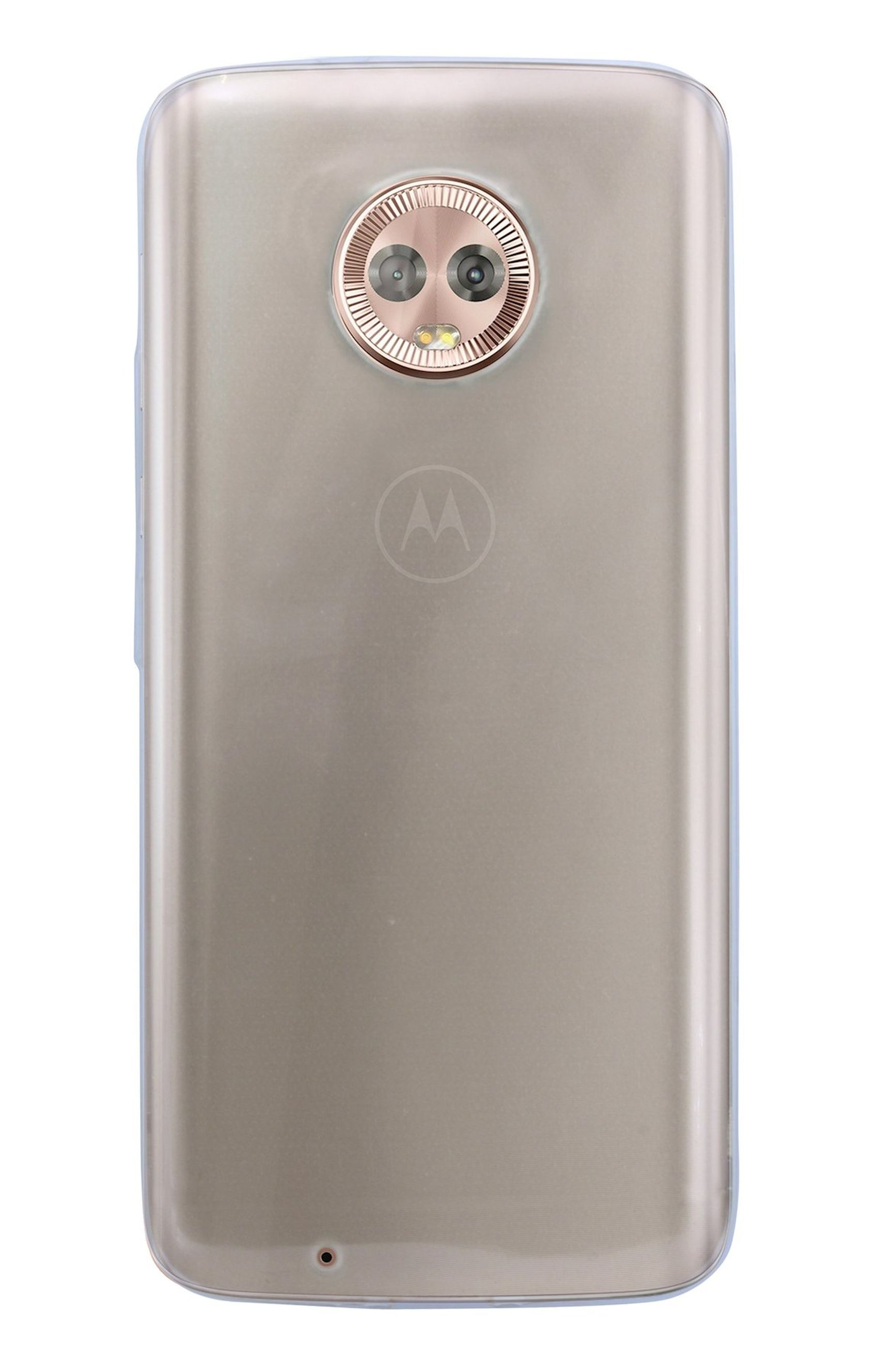 Case, Motorola, G6, COFI Hülle Silikon Transparent Moto Bumper,