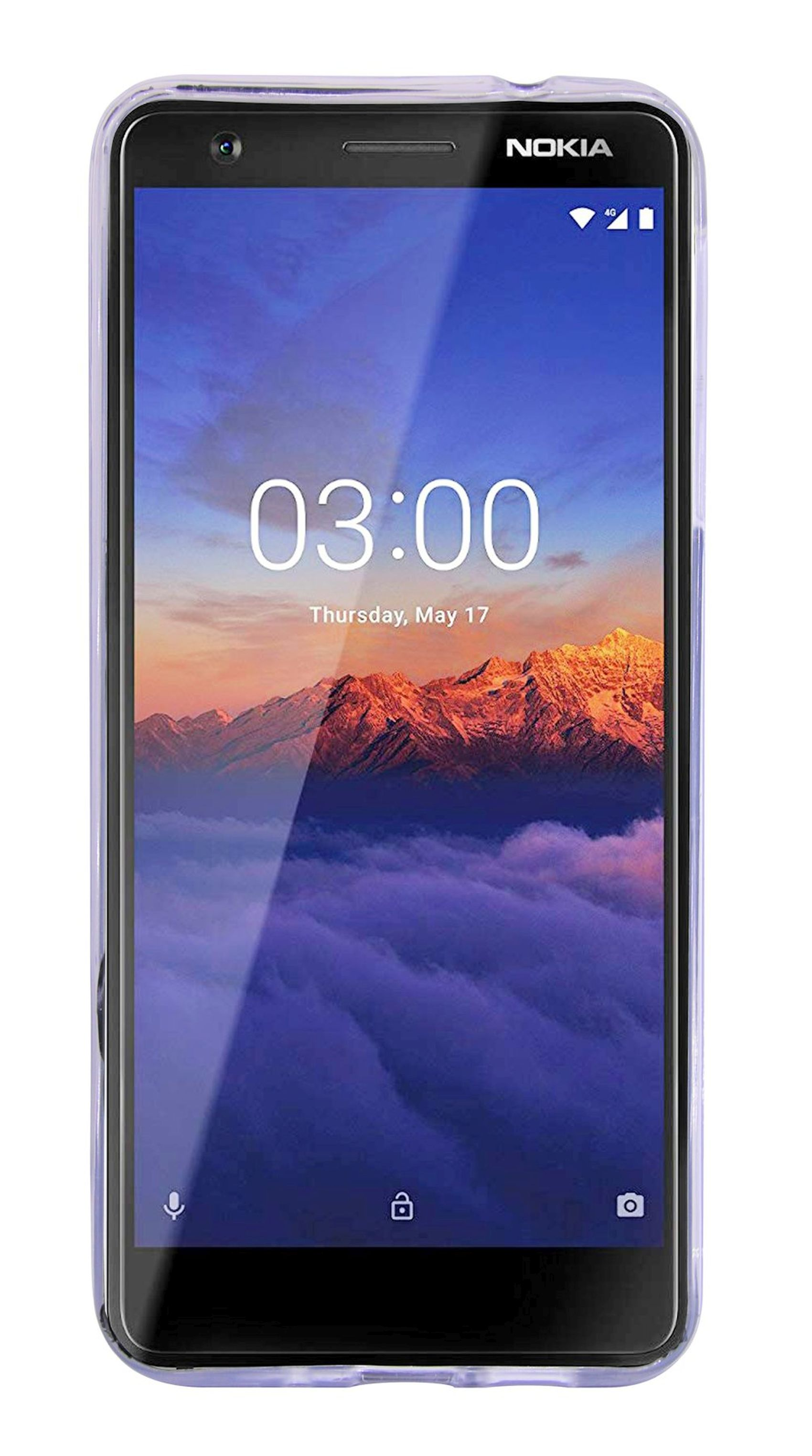Silikon Case, Nokia, 3.1 COFI Bumper, (2018), Hülle Transparent