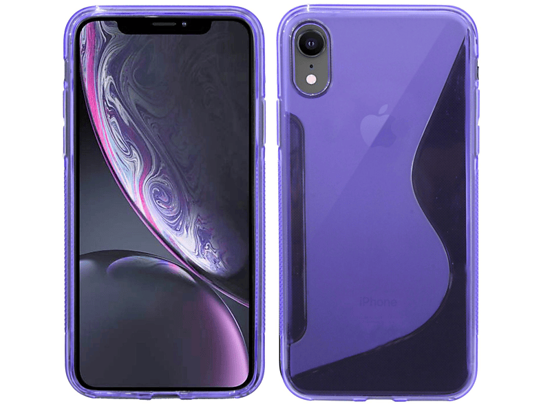 COFI S-Line Cover, XR, Violett iPhone Bumper, Apple