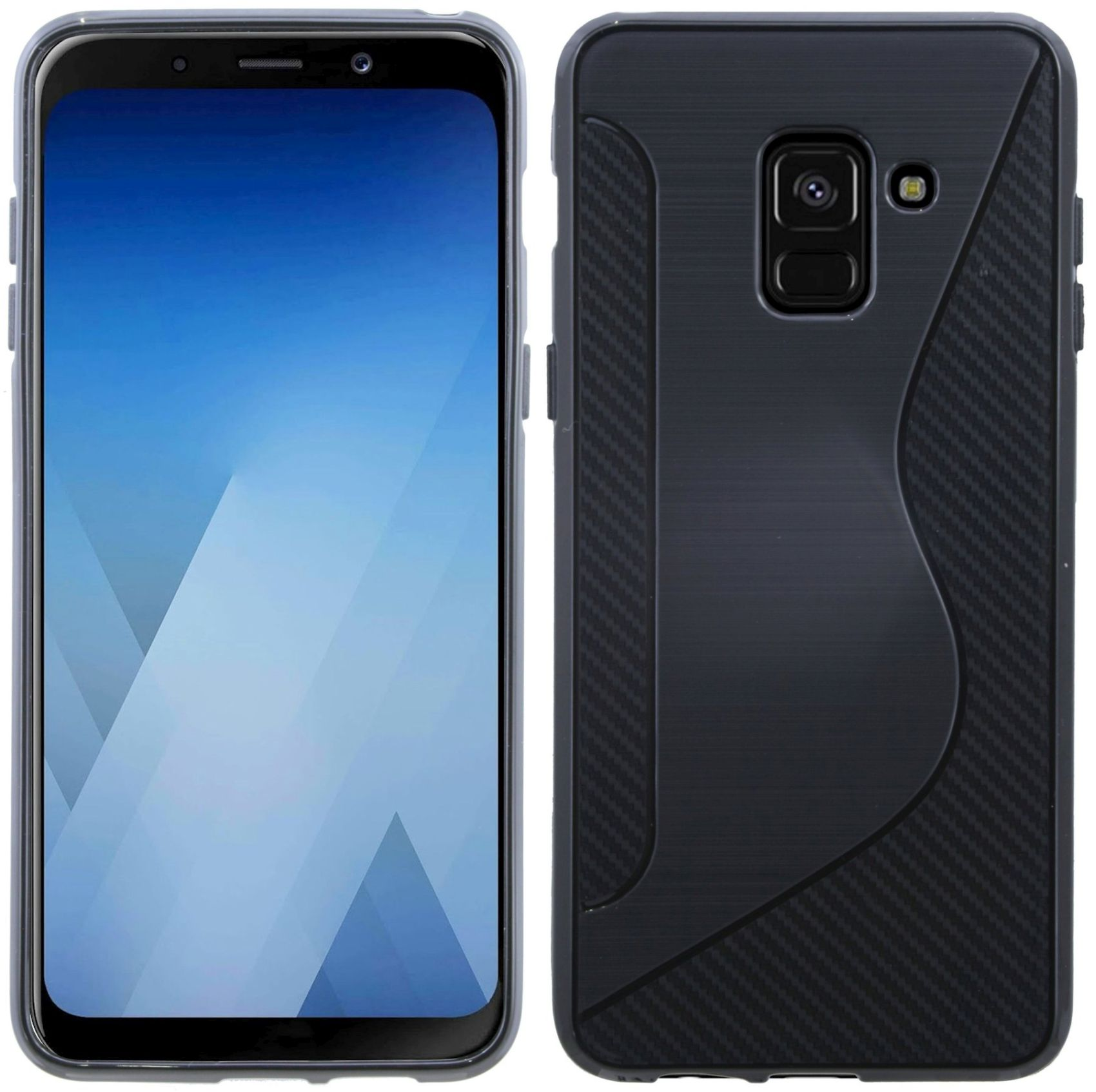 Samsung, Galaxy S-Line Cover, Plus Bumper, COFI 2018, Schwarz A8
