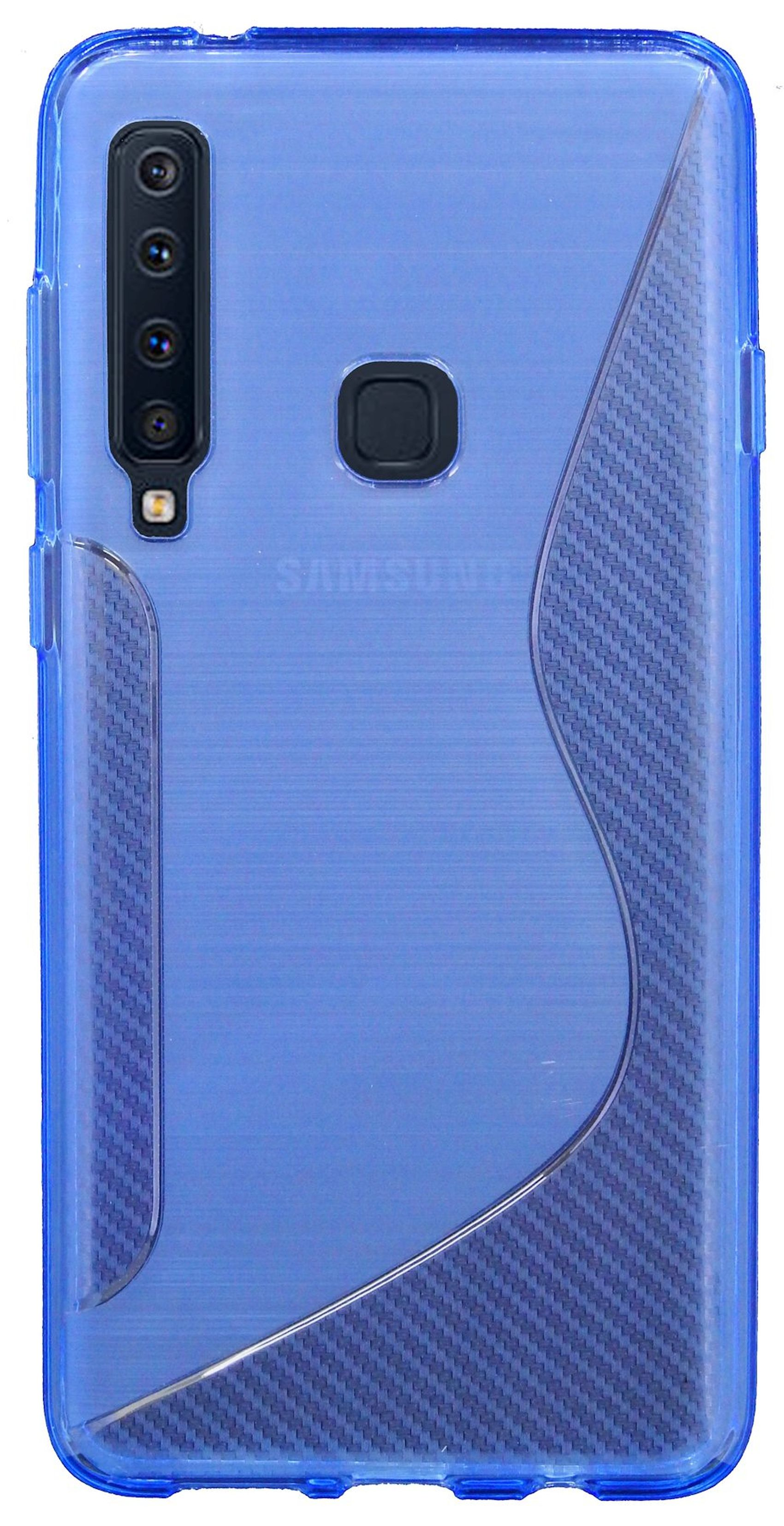 Galaxy Samsung, Cover, 2018, COFI Bumper, A9 S-Line Blau