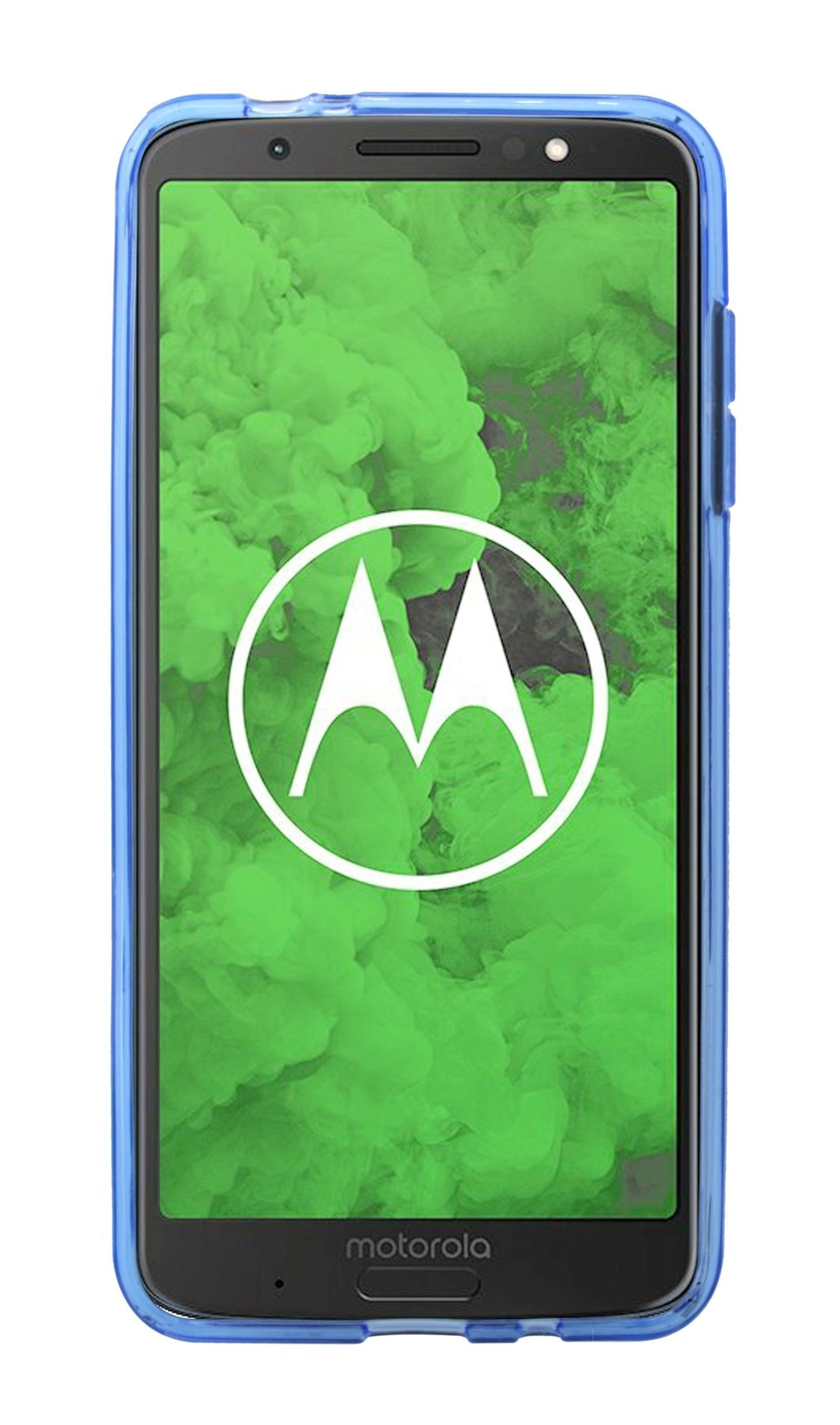 COFI S-Line Cover, Blau G6 Plus, Motorola, Moto Bumper
