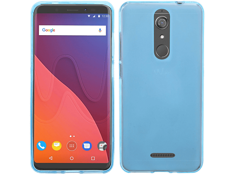 COFI Basic View, Cover, Wiko, Blau Bumper