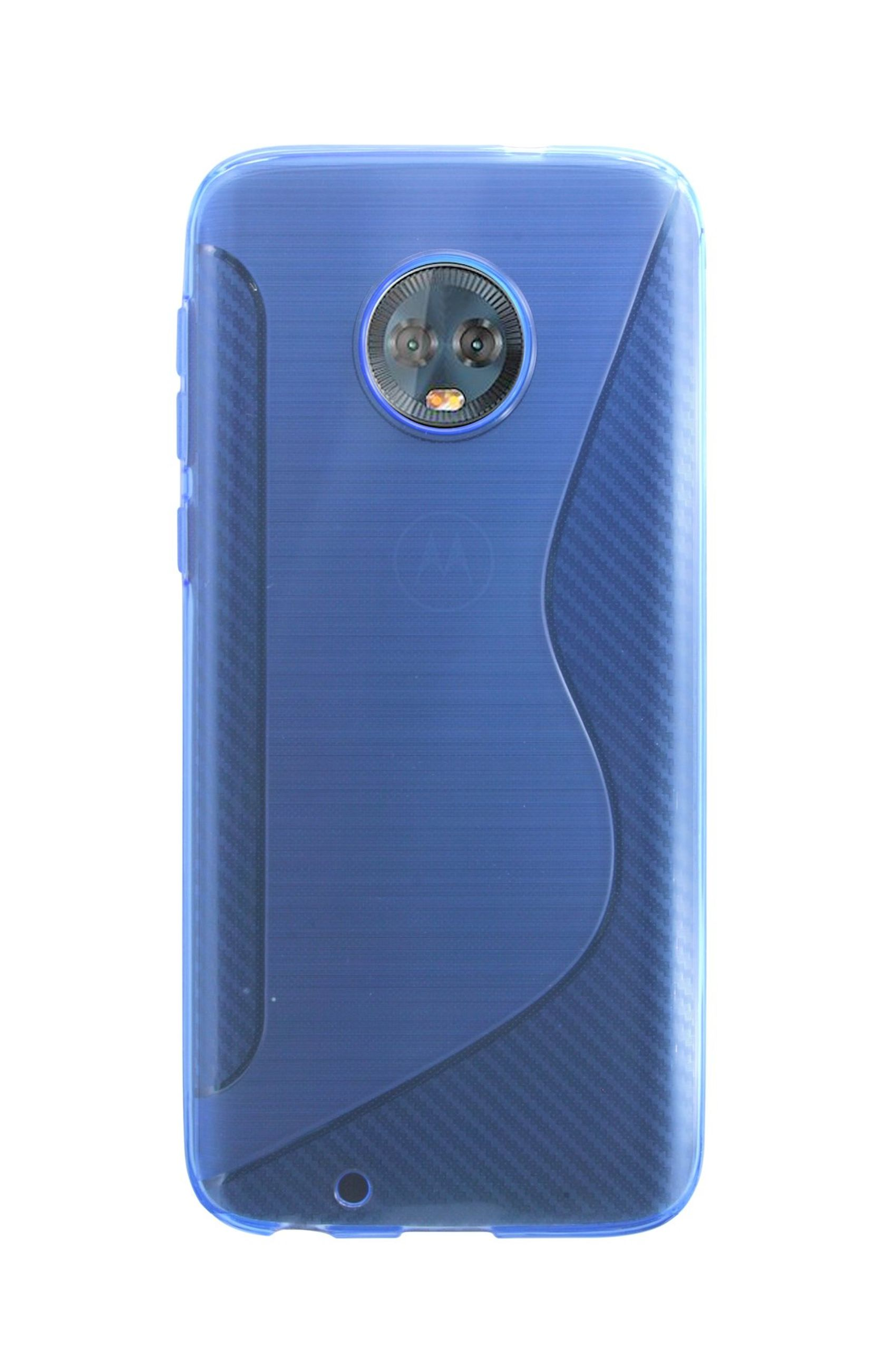 COFI Moto Blau Cover, G6 S-Line Bumper, Motorola, Plus,