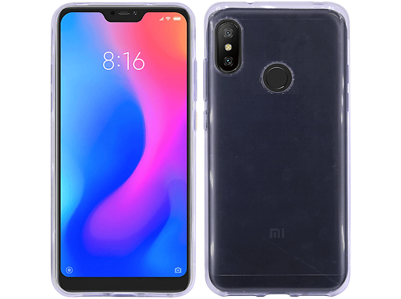 COFI Silikon Hülle Redmi Bumper, Case, Transparent 6 Pro, Xiaomi