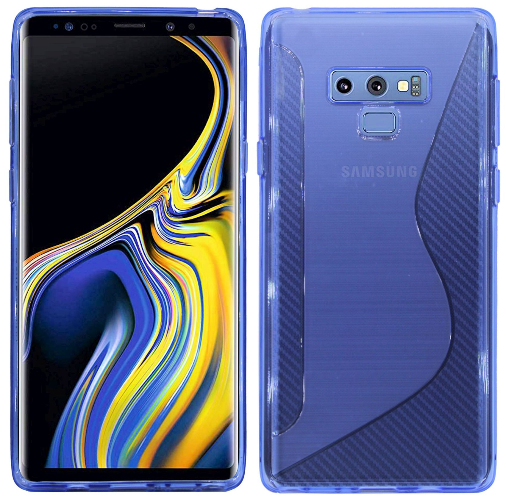COFI S-Line Blau Bumper, 9, Galaxy Cover, Note Samsung