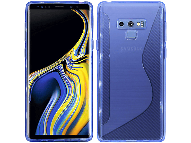 Galaxy Samsung, S-Line Cover, COFI 9, Blau Bumper, Note