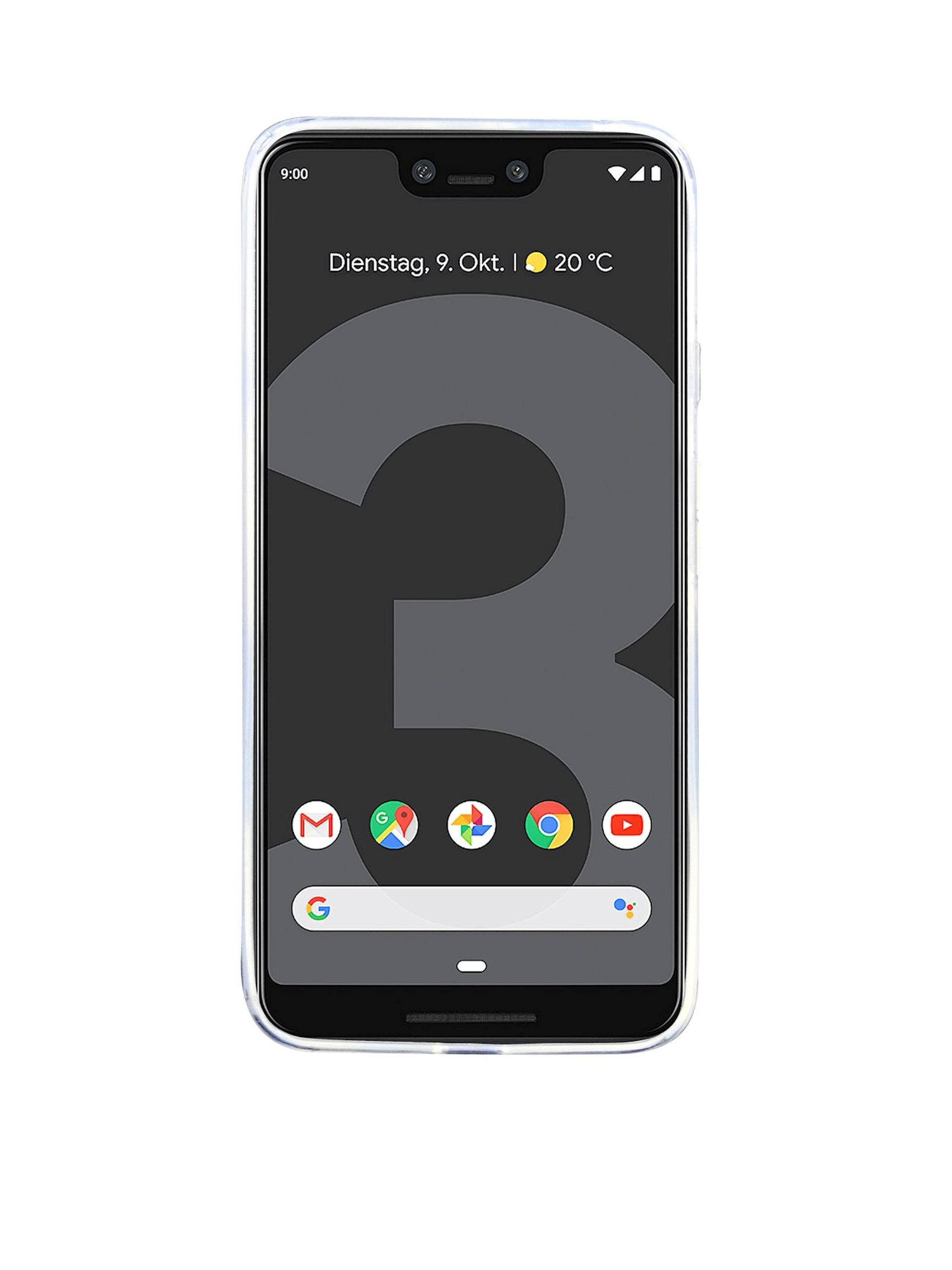 Google, Case, XL, Pixel Silikon Hülle 3 Transparent Bumper, COFI
