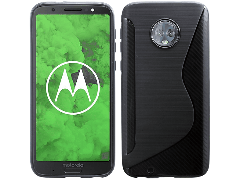 Motorola, Moto G6 COFI Plus, S-Line Cover, Bumper, Schwarz