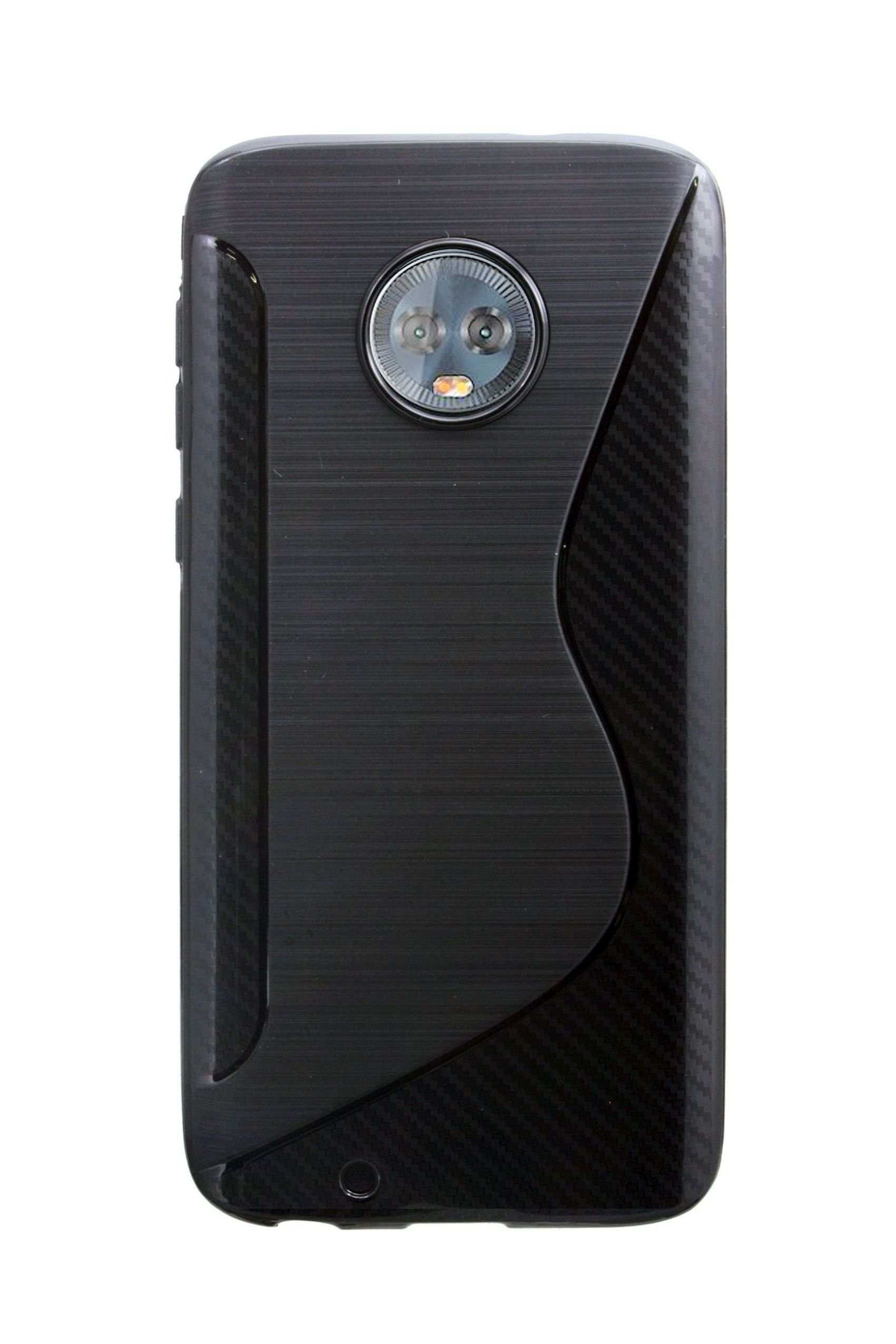 COFI Schwarz Cover, Moto G6 Motorola, Bumper, S-Line Plus,