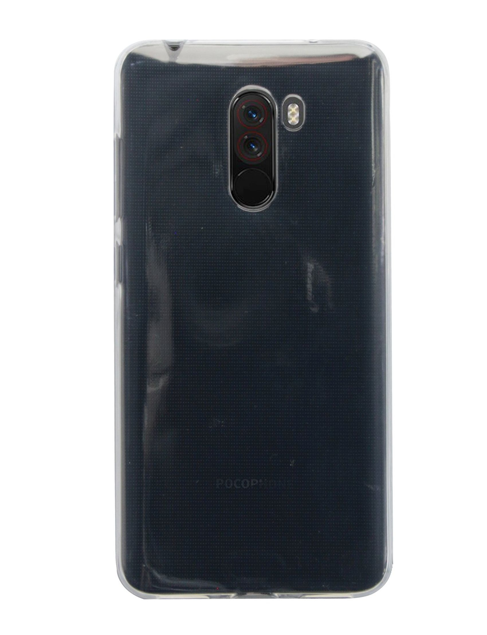 Transparent COFI Xiaomi, Pocophone F1, Case, Hülle Silikon Bumper,