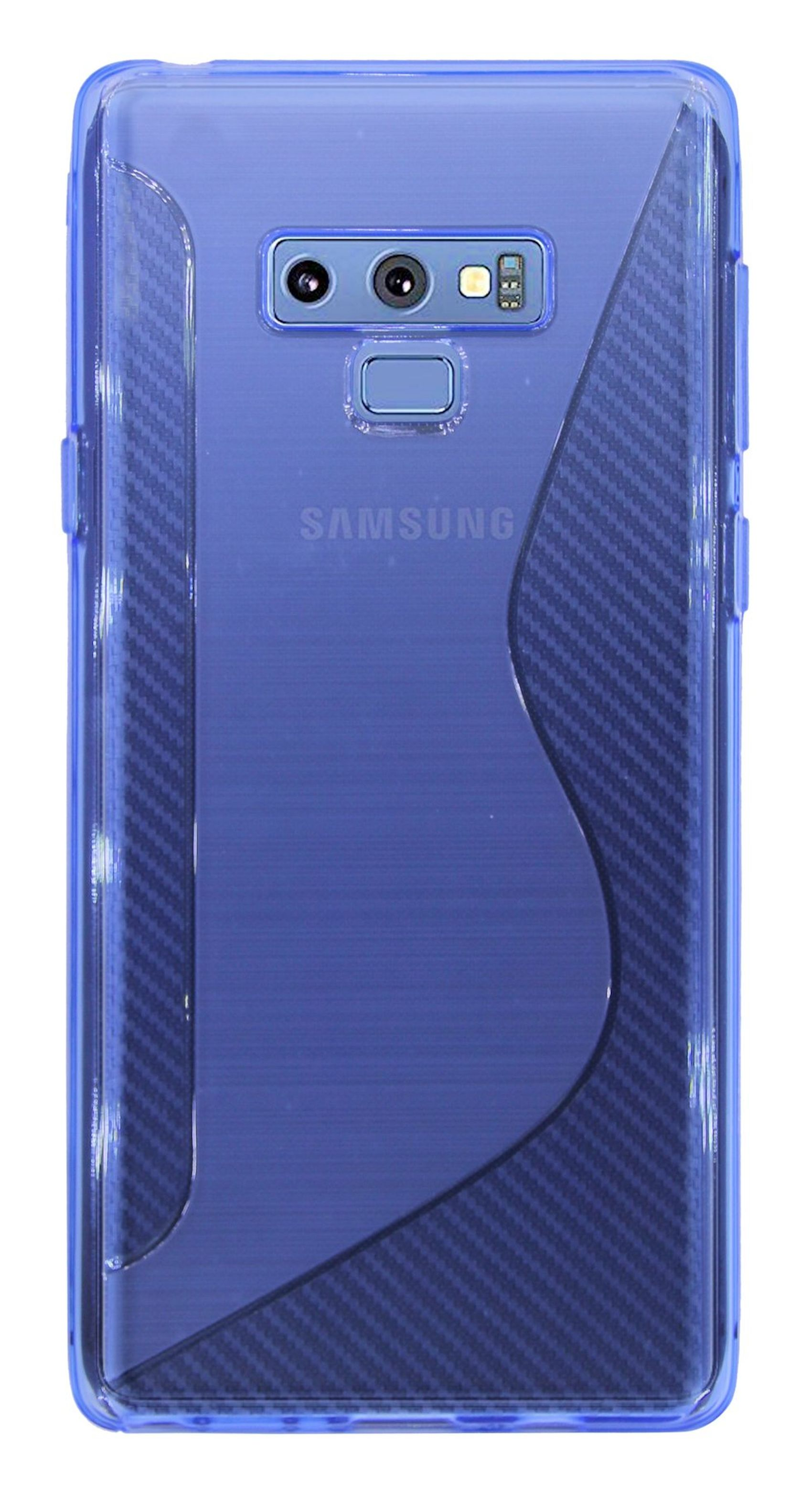 COFI S-Line Blau Bumper, 9, Galaxy Cover, Note Samsung