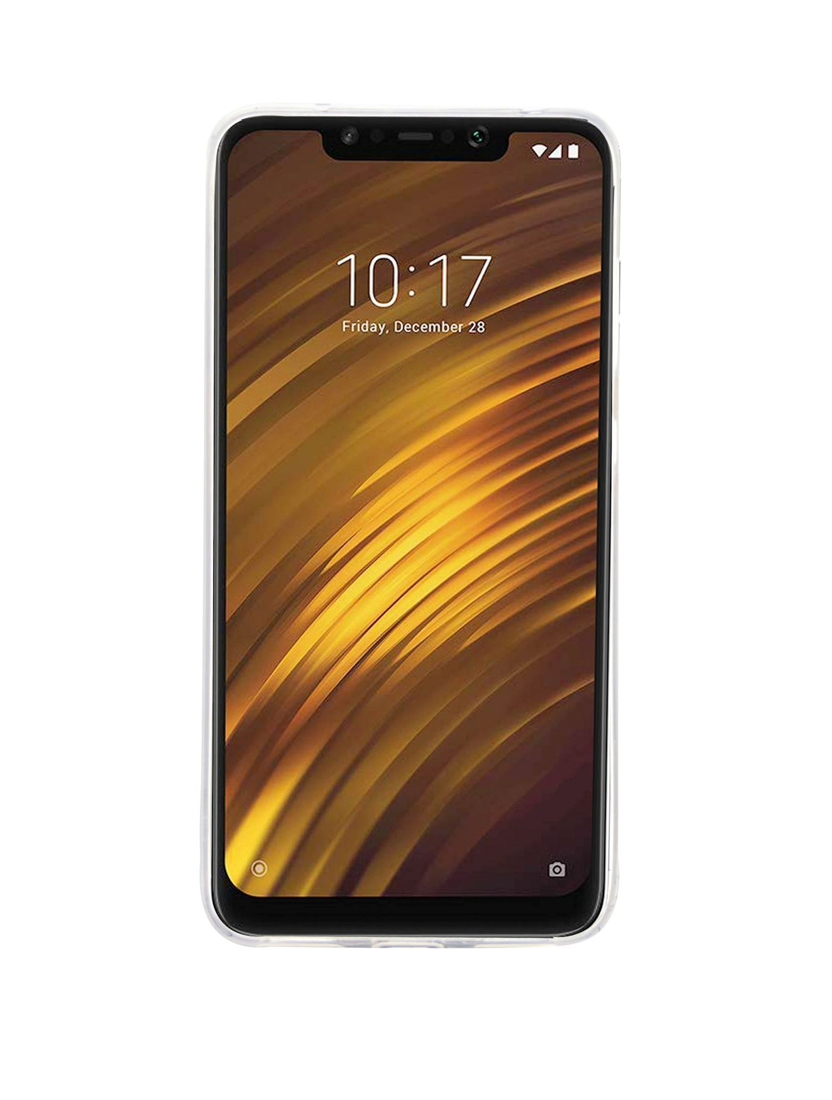 Transparent COFI Xiaomi, Pocophone F1, Case, Hülle Silikon Bumper,