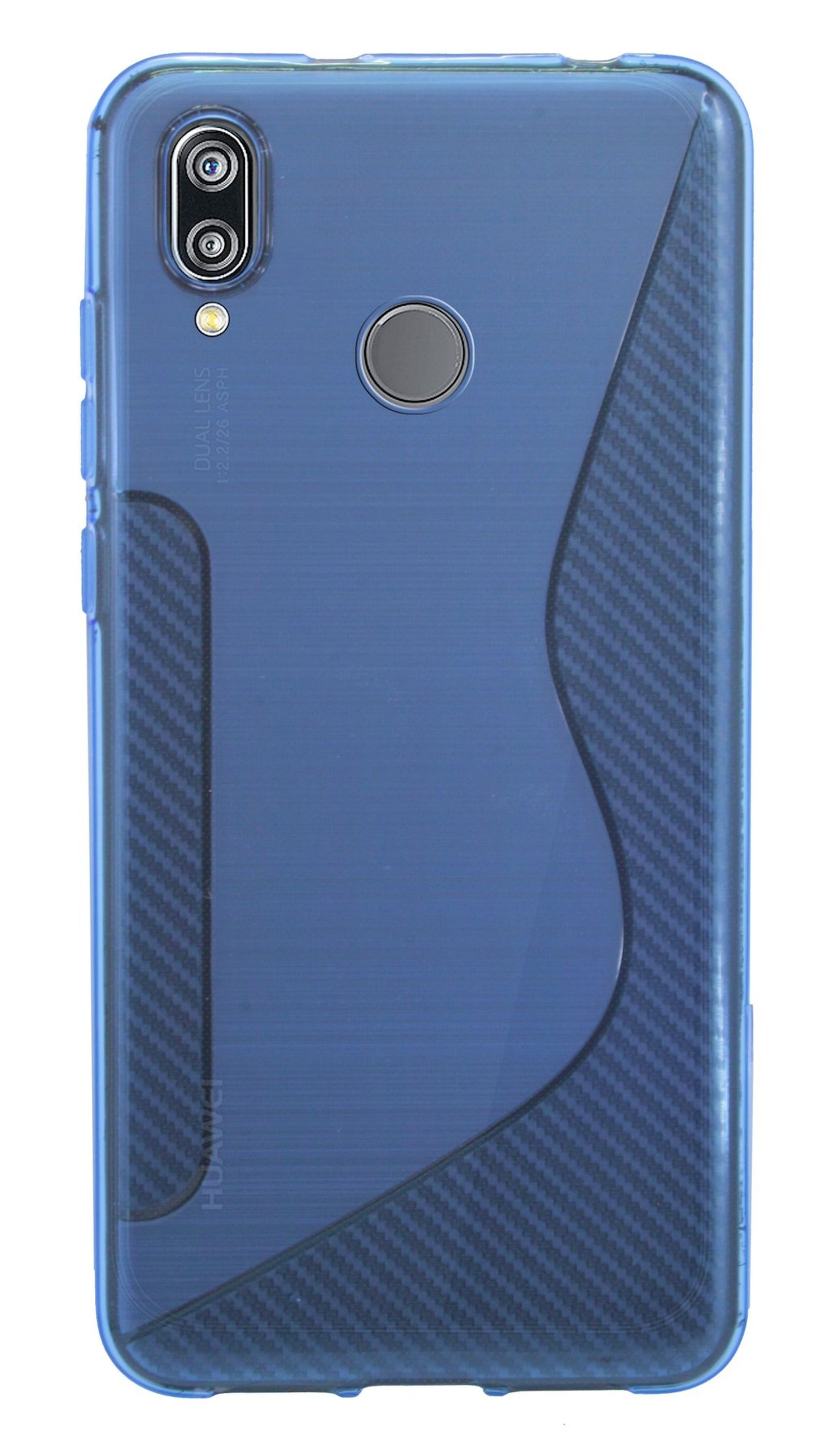 COFI S-Line Bumper, P20 Huawei, Cover, Blau Lite,