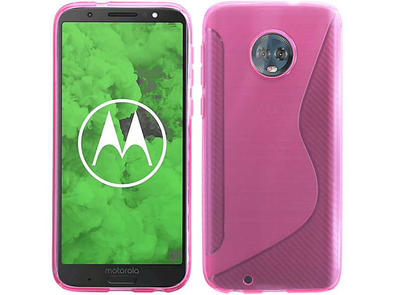COFI Rosa S-Line Motorola, G6 Moto Bumper, Cover, Plus,