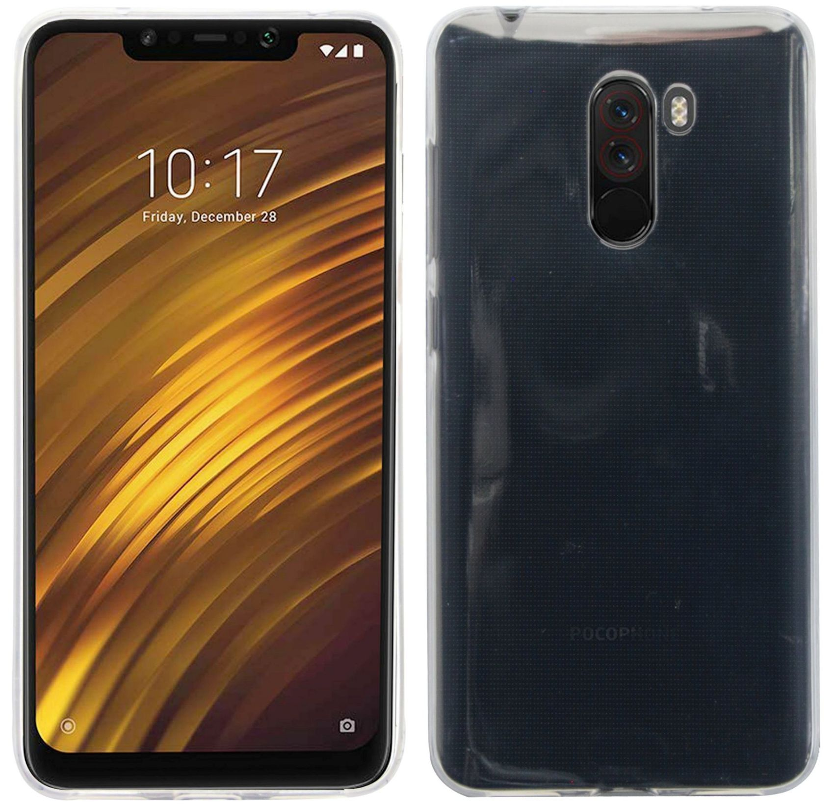 Silikon Transparent Bumper, Xiaomi, F1, Hülle COFI Case, Pocophone