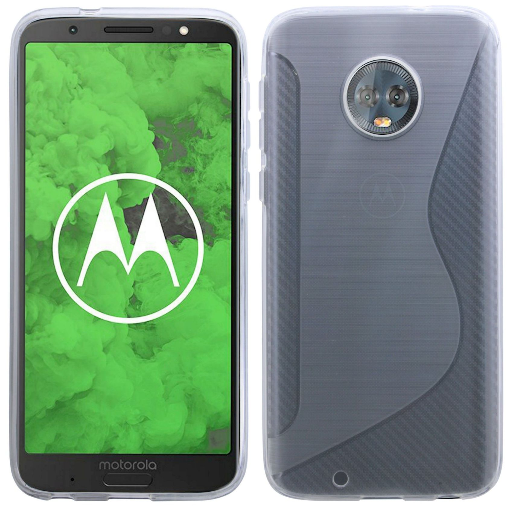 COFI S-Line Cover, Bumper, Motorola, Transparent G6, Moto