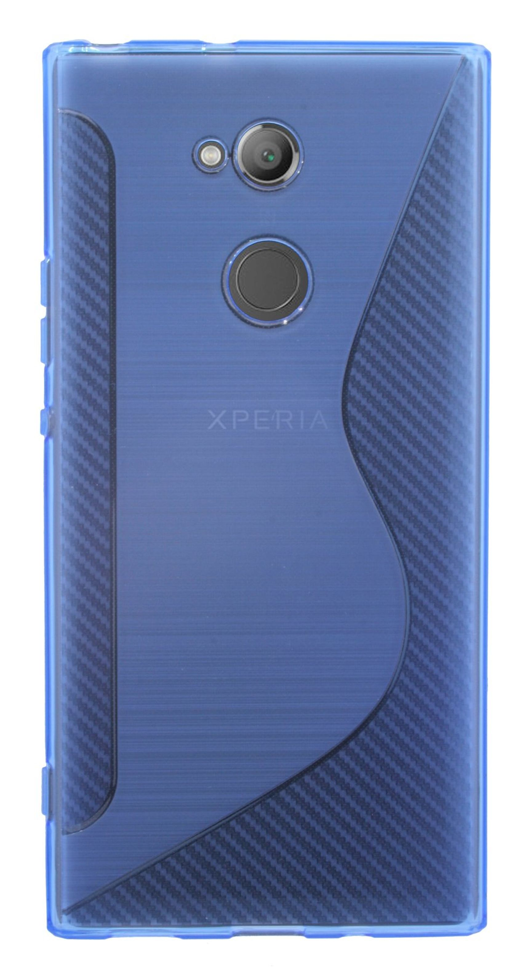 Cover, Blau Bumper, Sony, Ultra, COFI Xperia S-Line XA2