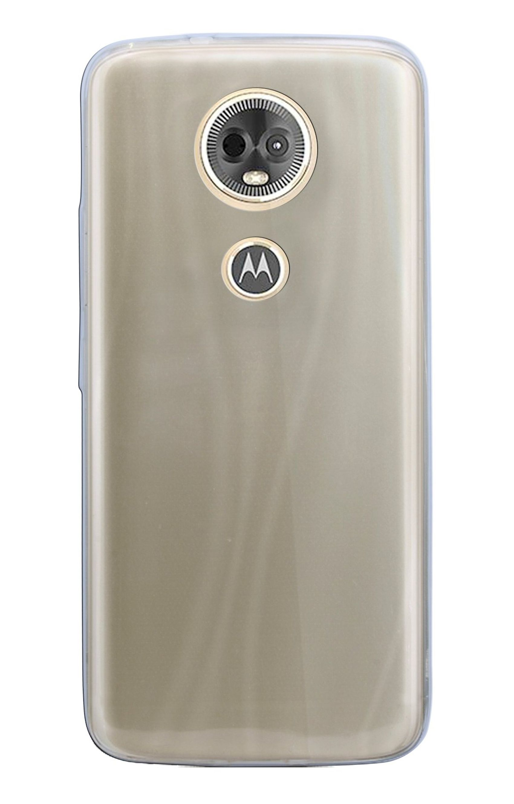 E5 Plus, Bumper, Case, COFI Transparent Hülle Silikon Motorola, Moto