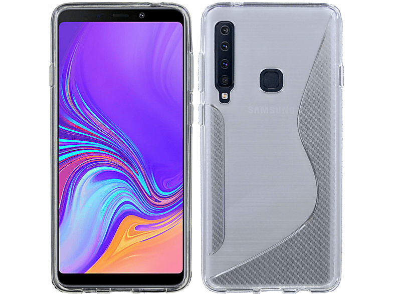 COFI S-Line Cover, Bumper, Samsung, Galaxy A9 2018, Transparent | Bumper