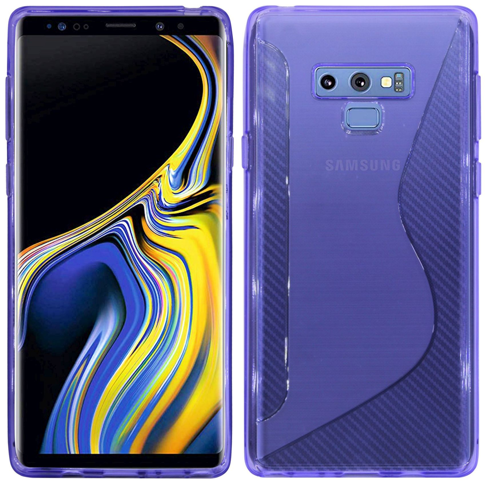 9, Note Bumper, Galaxy Violett S-Line Cover, Samsung, COFI