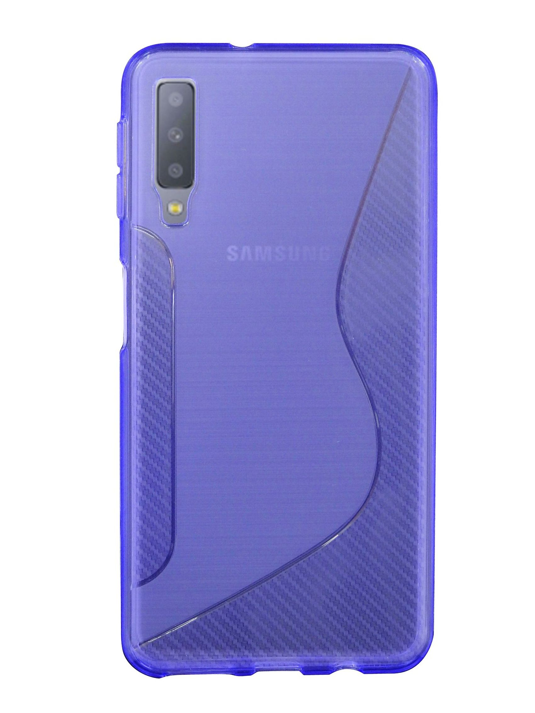 COFI S-Line Cover, Bumper, Samsung, 2018, Violett A7 Galaxy