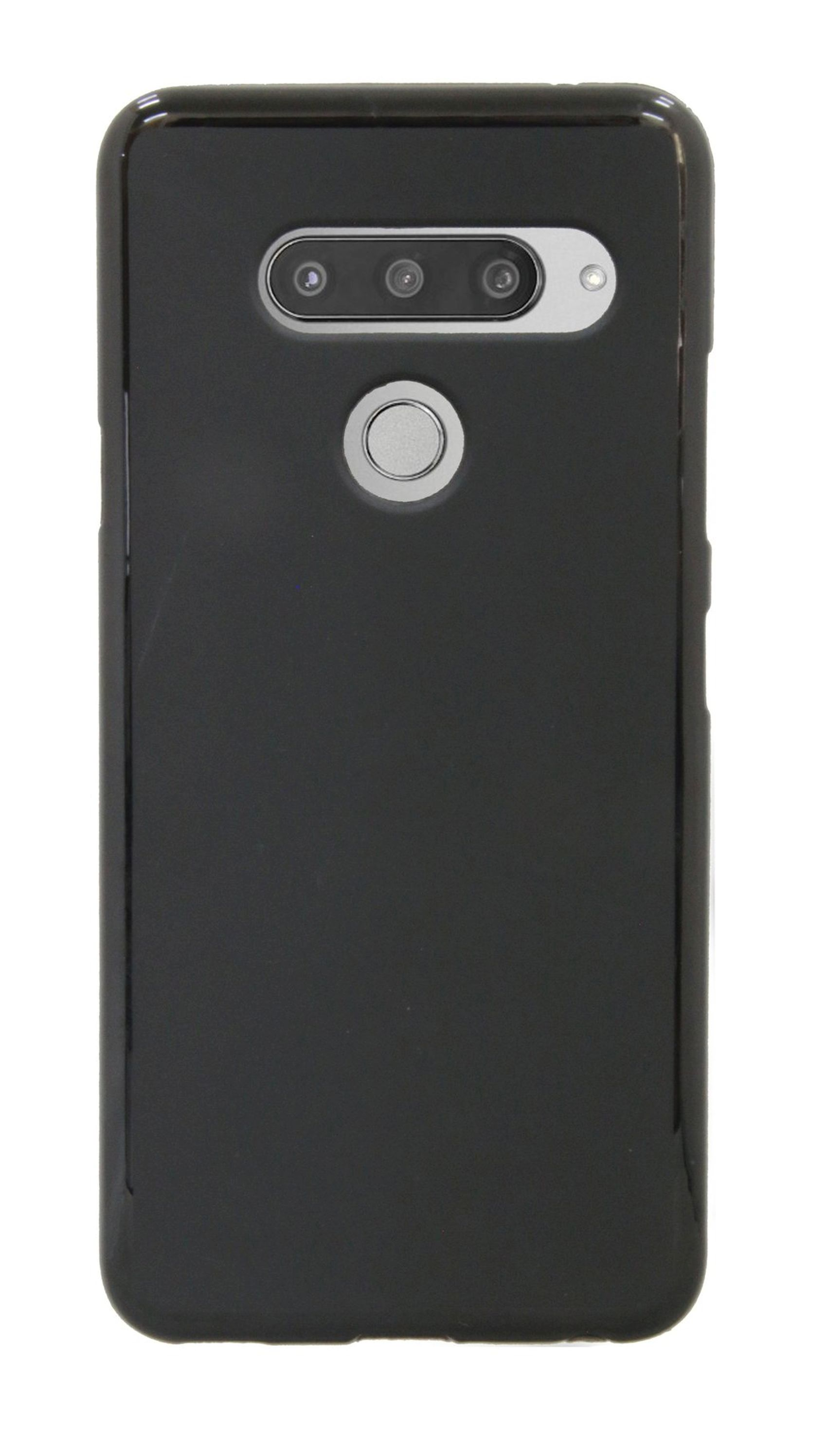 COFI Silikon Hülle Case, Schwarz ThinQ, V40 LG, Bumper