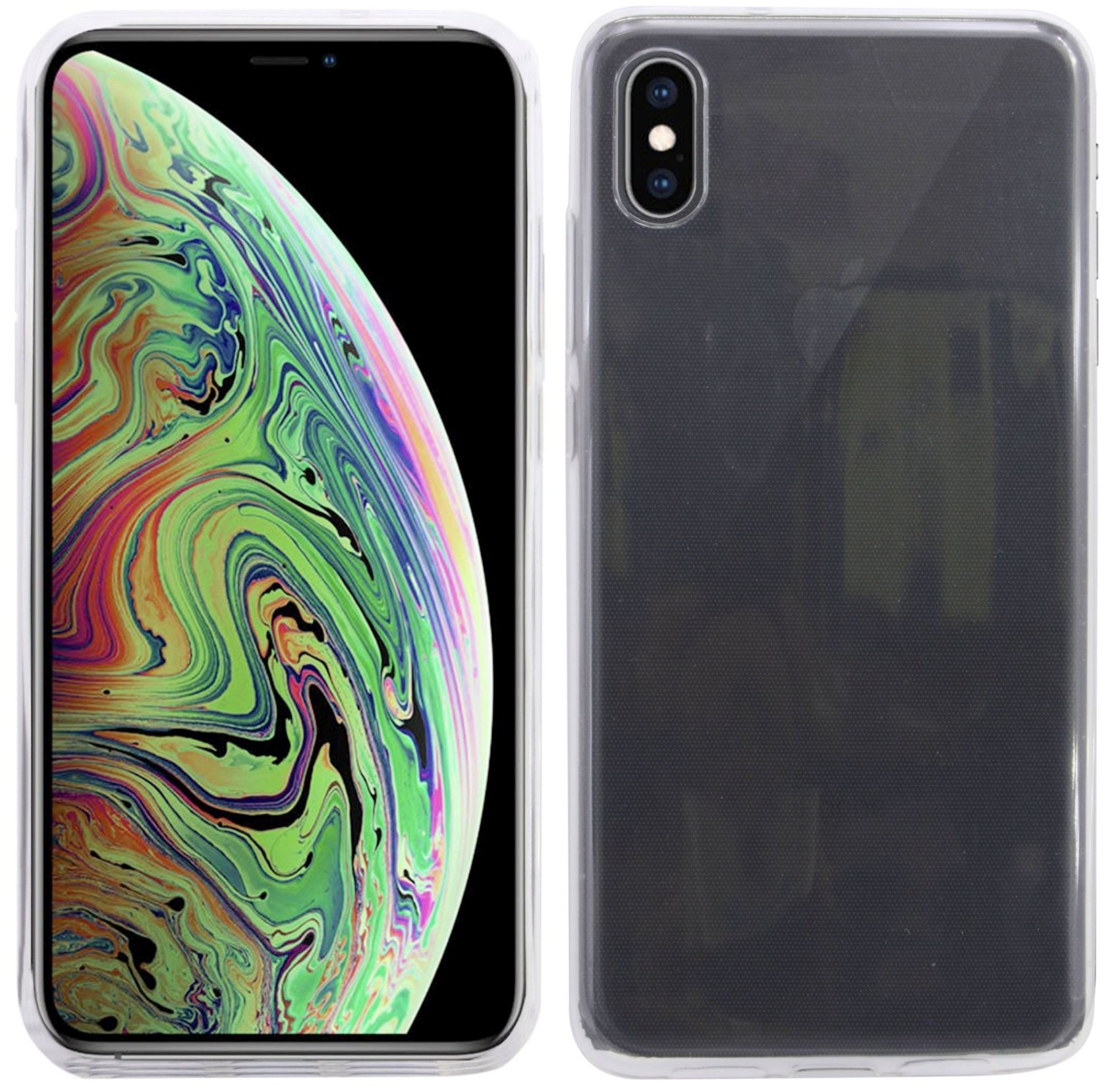 COFI Bumper, Basic Max, Transparent iPhone XS Cover, Apple,