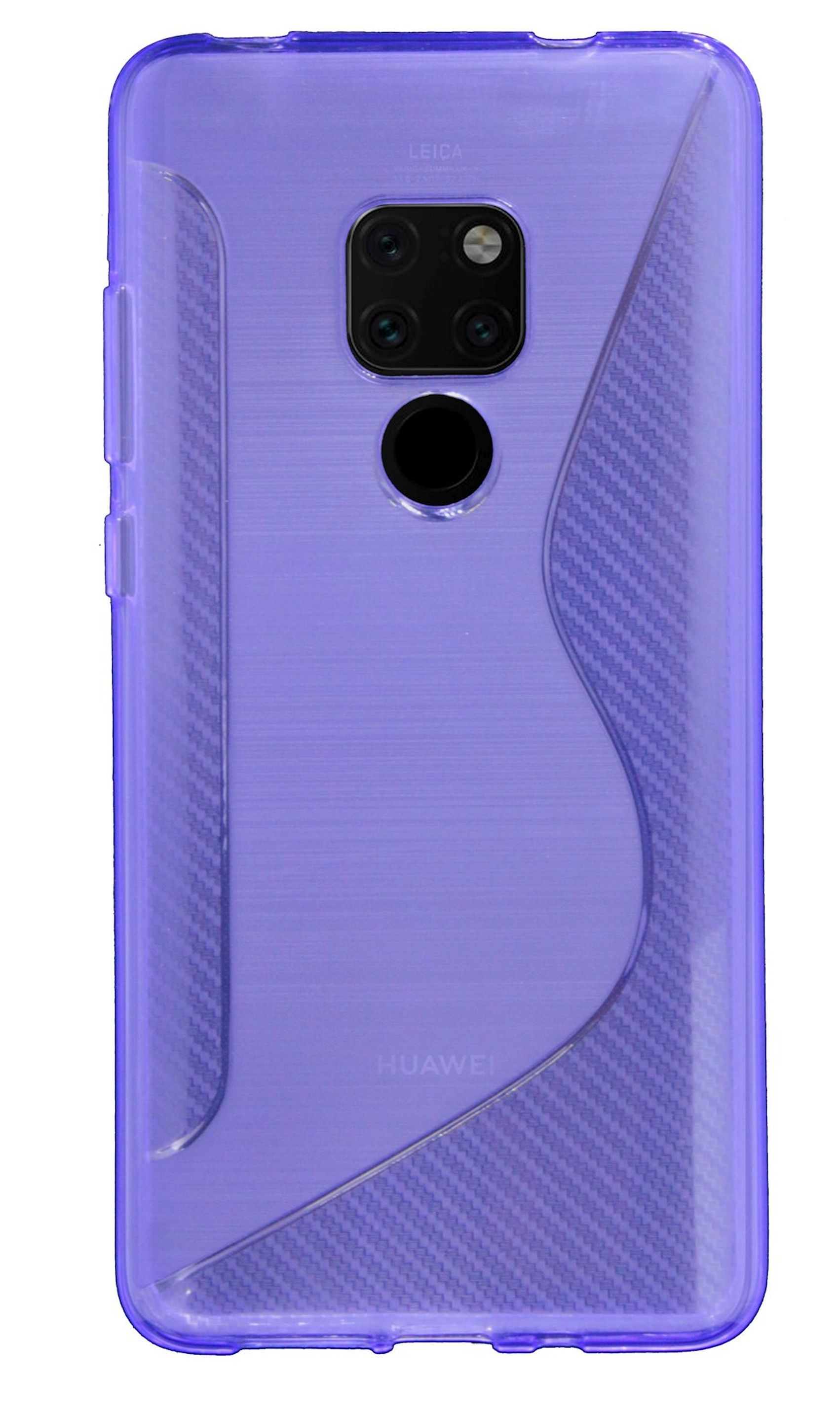 Mate Violett 20, COFI S-Line Cover, Huawei, Bumper,