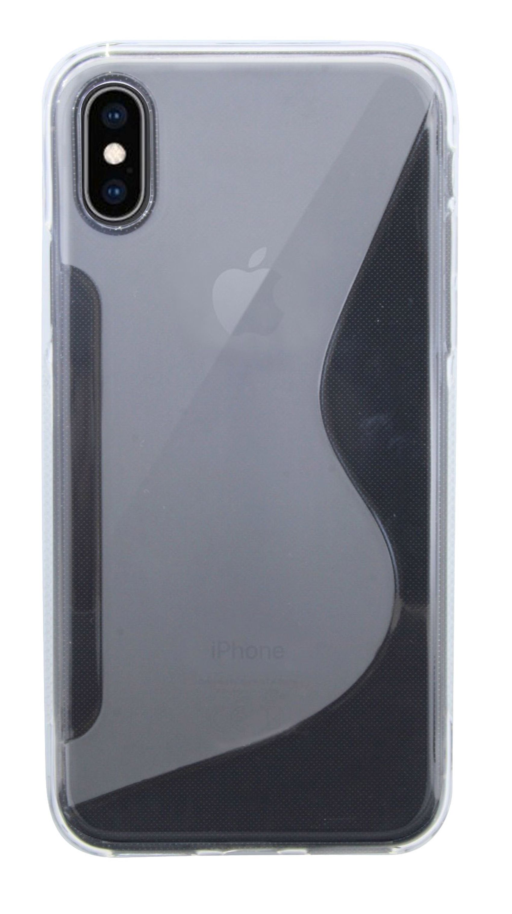 COFI S-Line Cover, Max, XS Transparent Apple, Bumper, iPhone