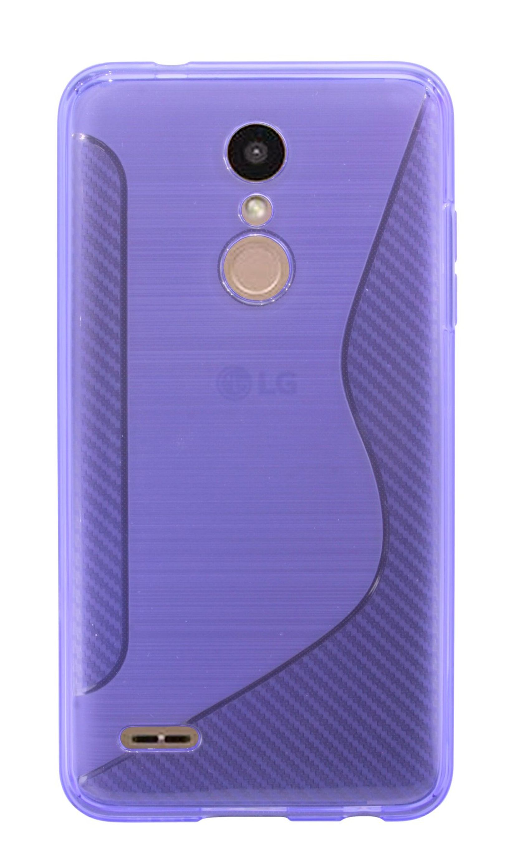 COFI LG Silikon Bumper, TPU Violett Zubehör Bumper SchutzHülle K9, Case Lila, K9//S-Line in LG, Silikonschale Cover Hülle