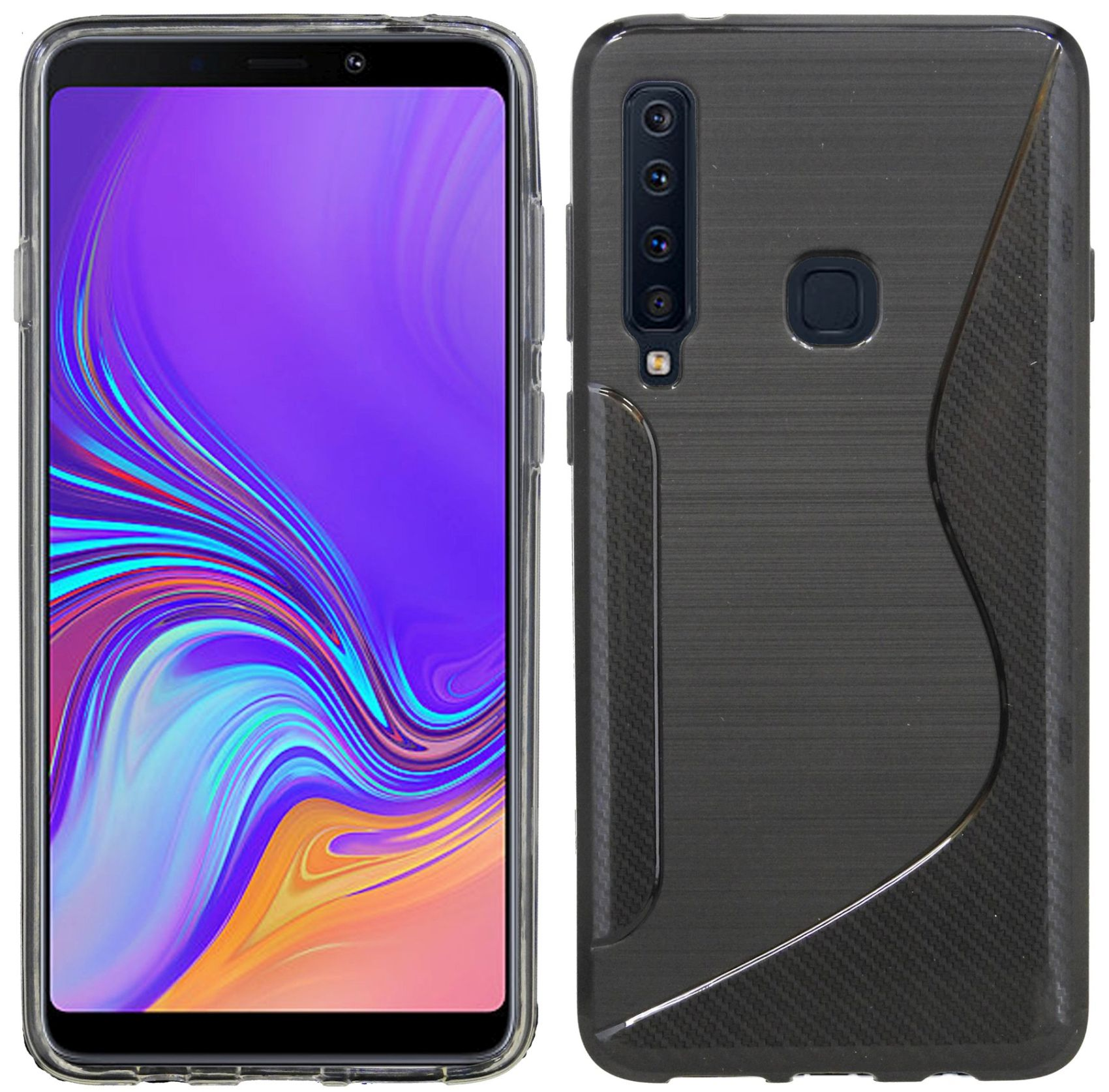 COFI S-Line Cover, Bumper, Samsung, 2018, Schwarz Galaxy A9