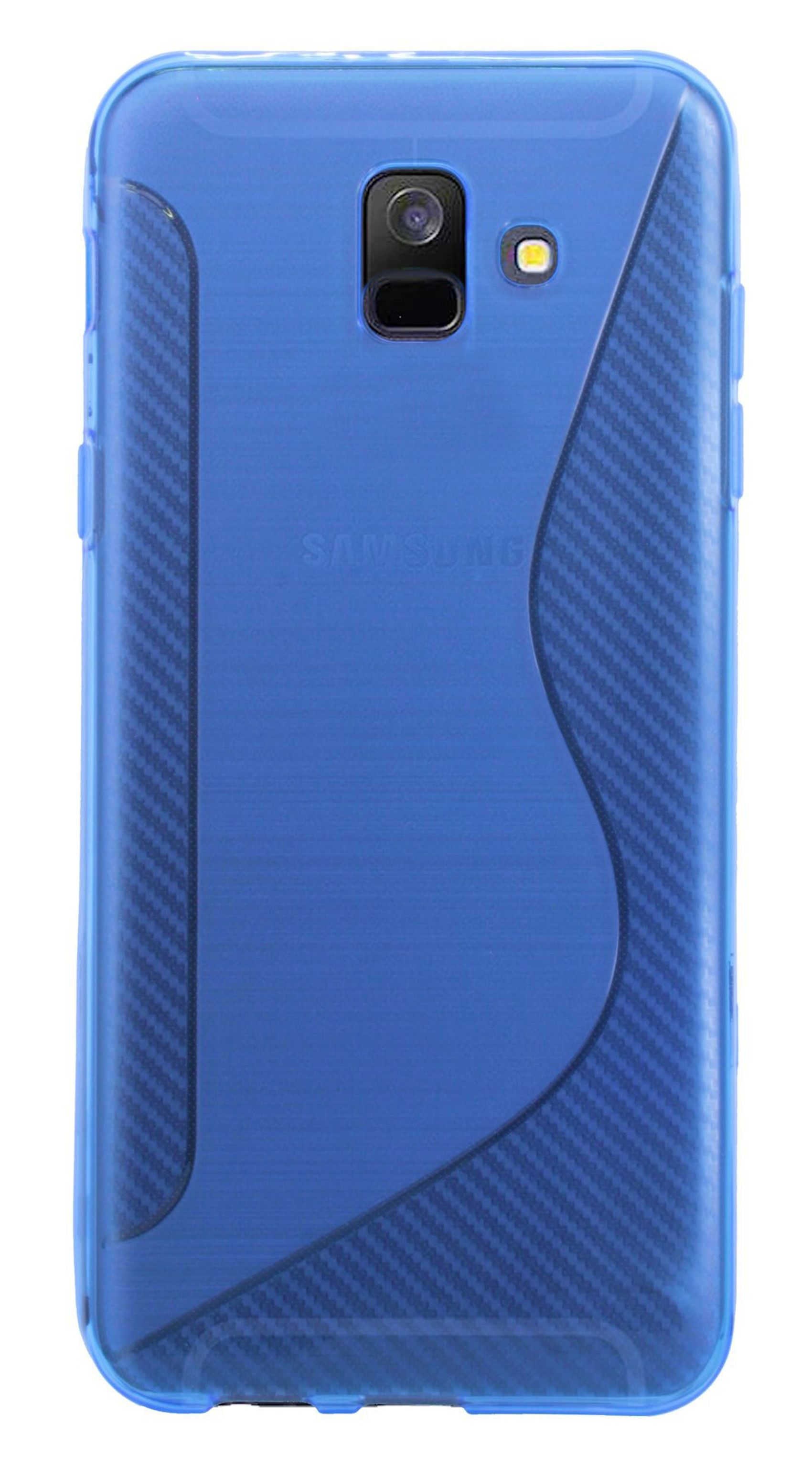 S-Line Bumper, Cover, Blau COFI A6, Samsung, Galaxy