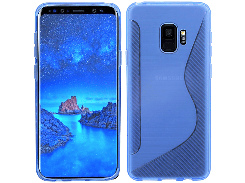 S9, Blau Bumper, COFI Cover, Galaxy S-Line Samsung,