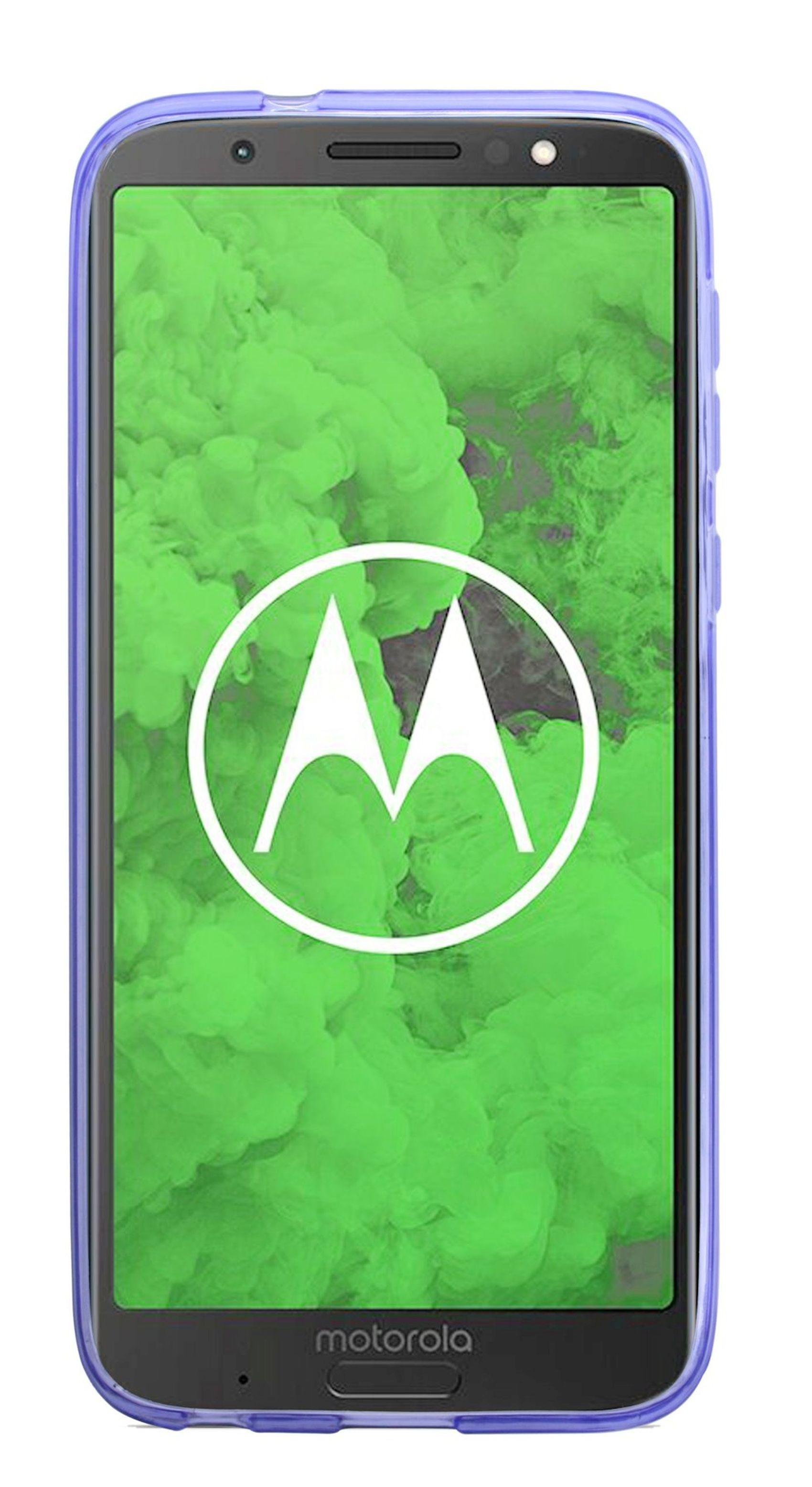 Cover, S-Line Motorola, Moto G6, COFI Violett Bumper,