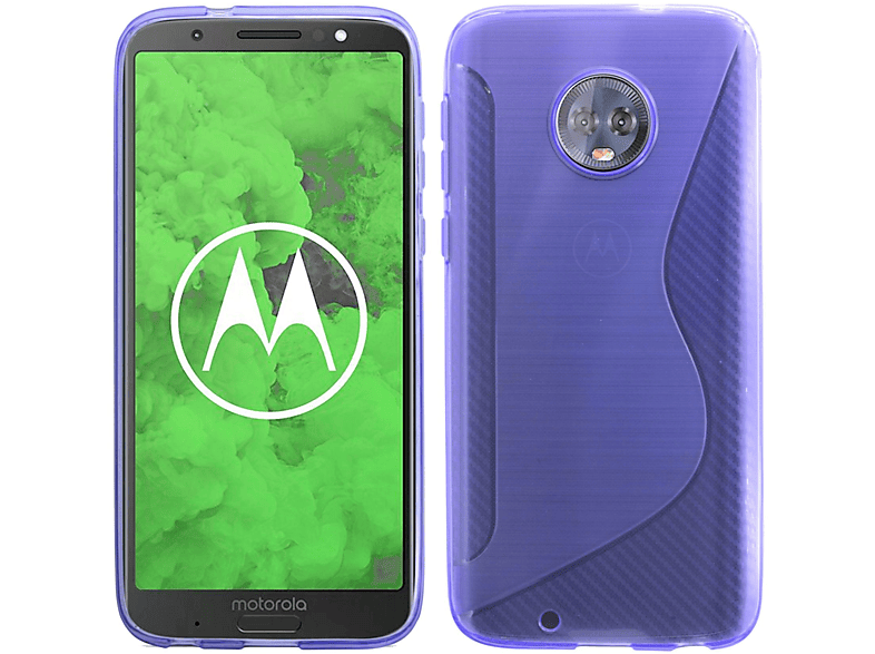 Cover, S-Line Motorola, Moto G6, COFI Violett Bumper,