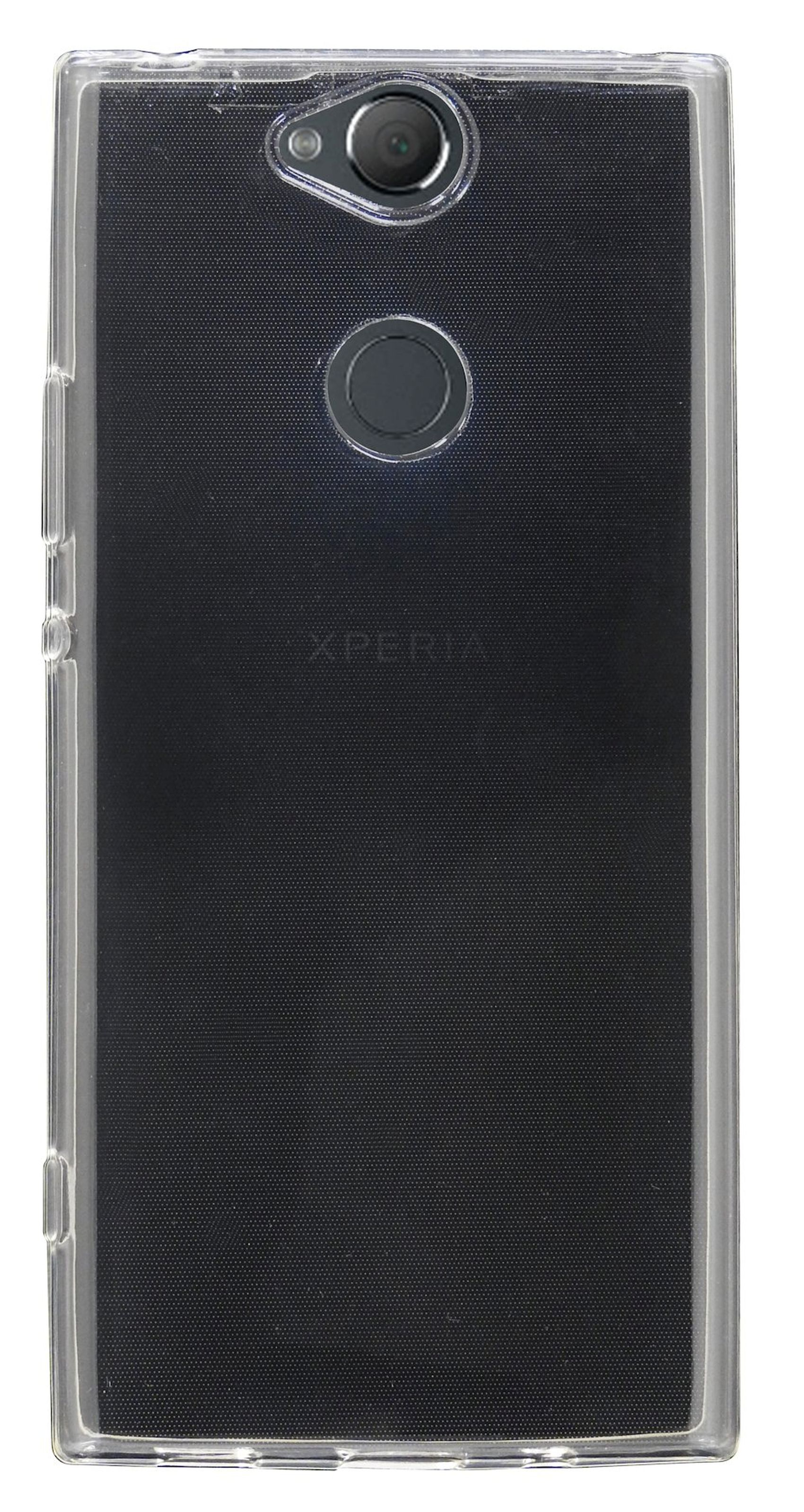 COFI Silikon Hülle Case, Xperia Transparent Bumper, XA2 Plus, Sony