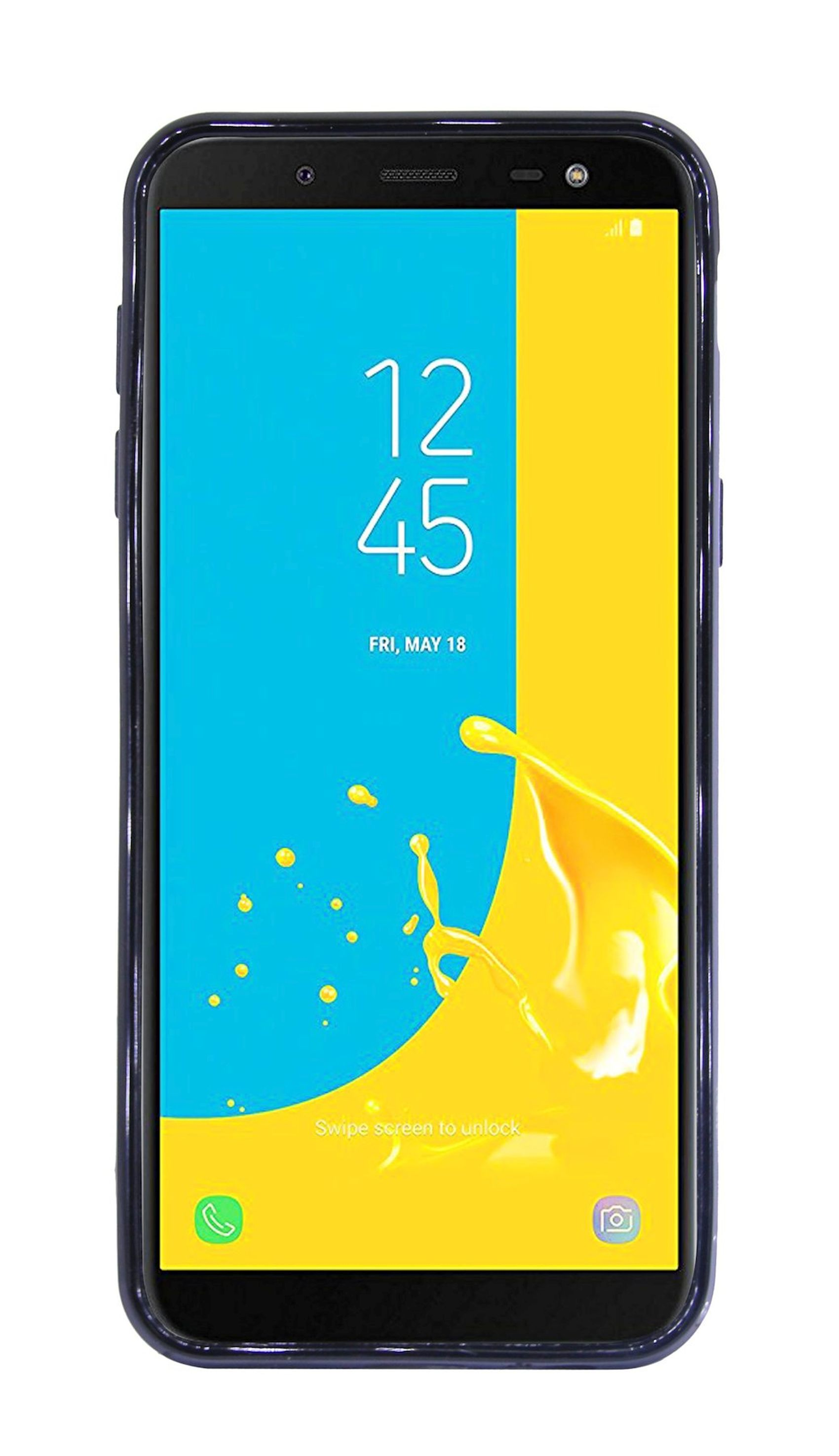 Samsung, Schwarz S-Line Bumper, J6 Galaxy COFI 2018, Cover,
