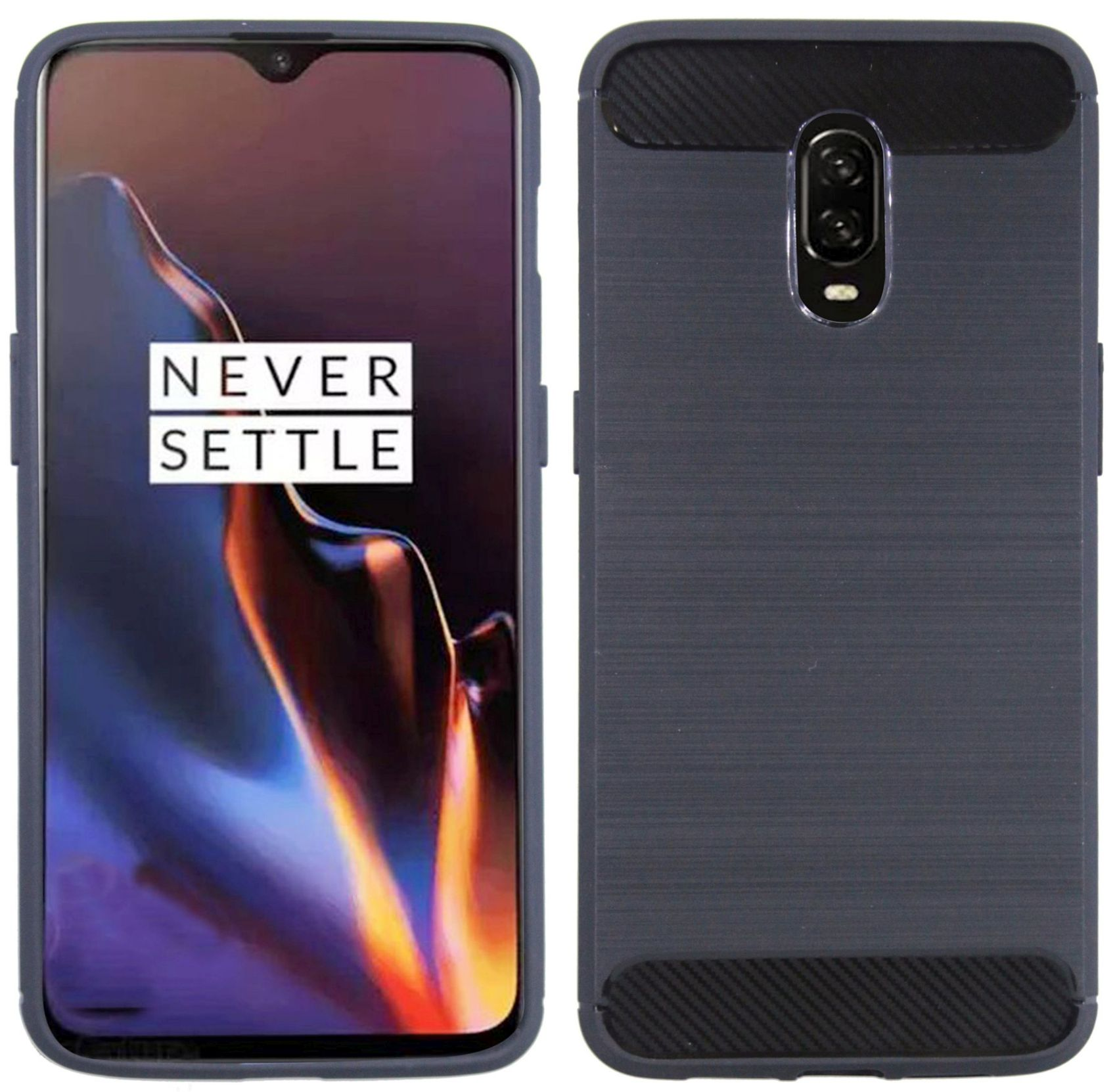 Case, 6T, Hülle Silikon COFI Schwarz OnePlus, Bumper,