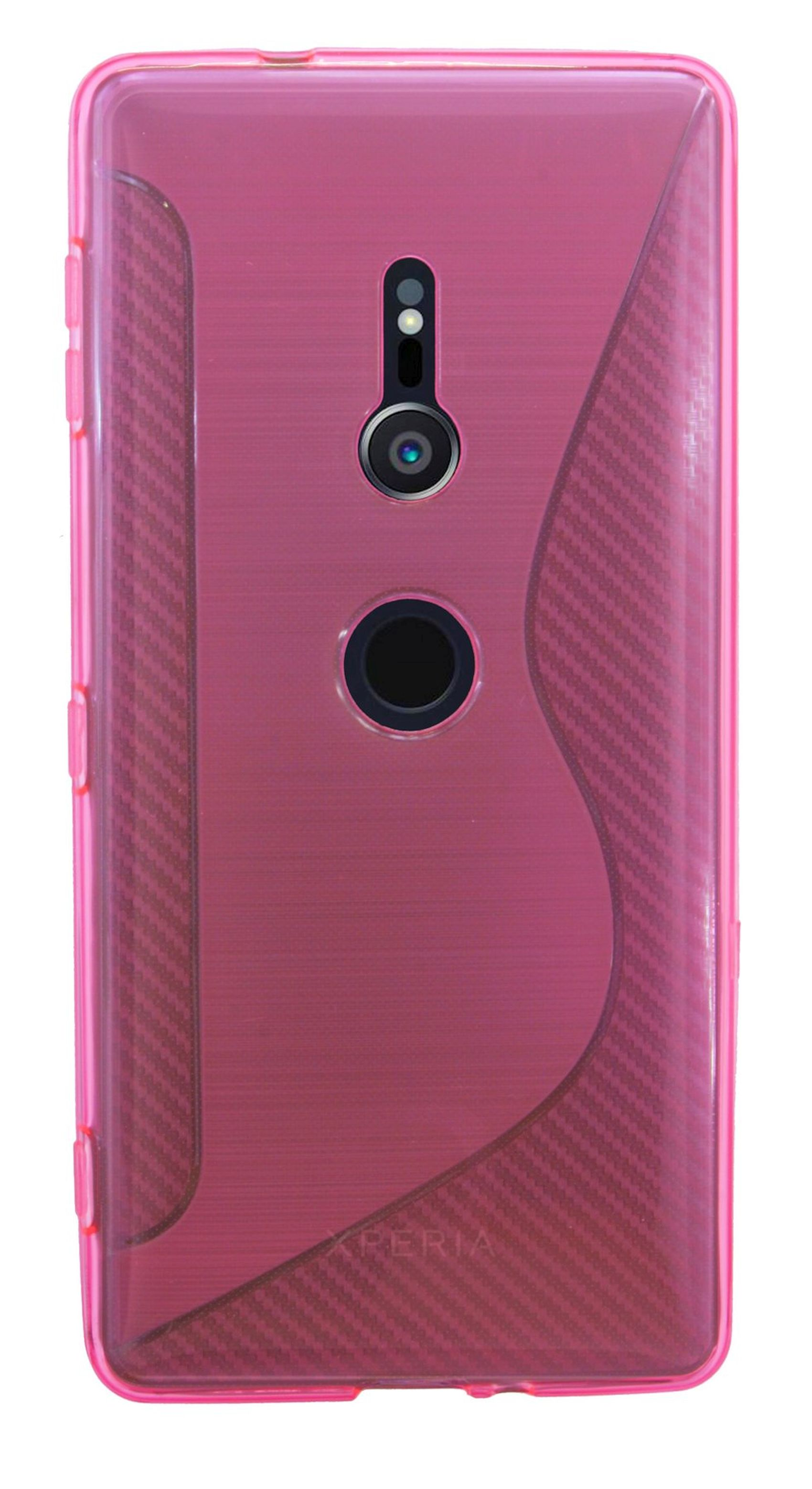 XZ2, COFI Xperia S-Line Cover, Bumper, Rosa Sony,